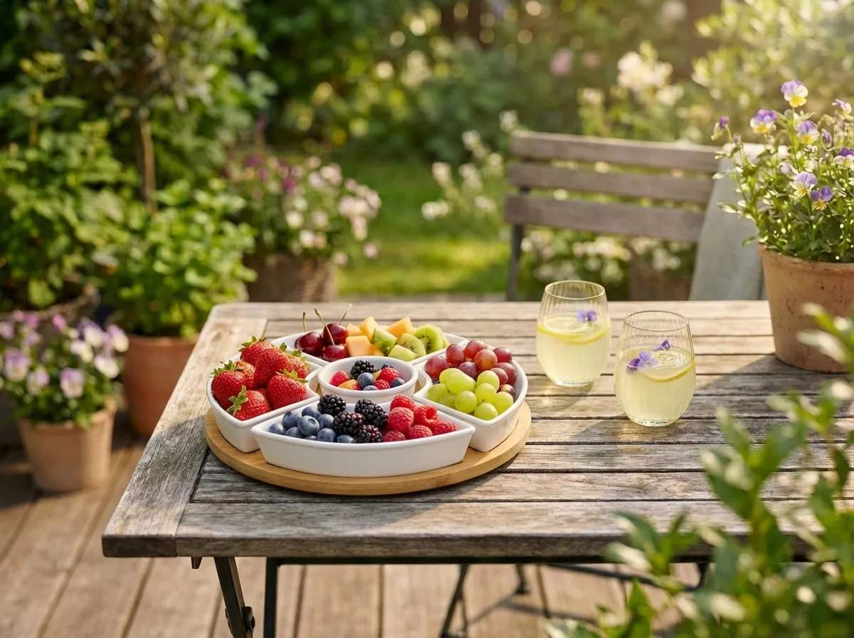 CASA Living Skåle Snacksæt - 6 dele i Hvid, 3