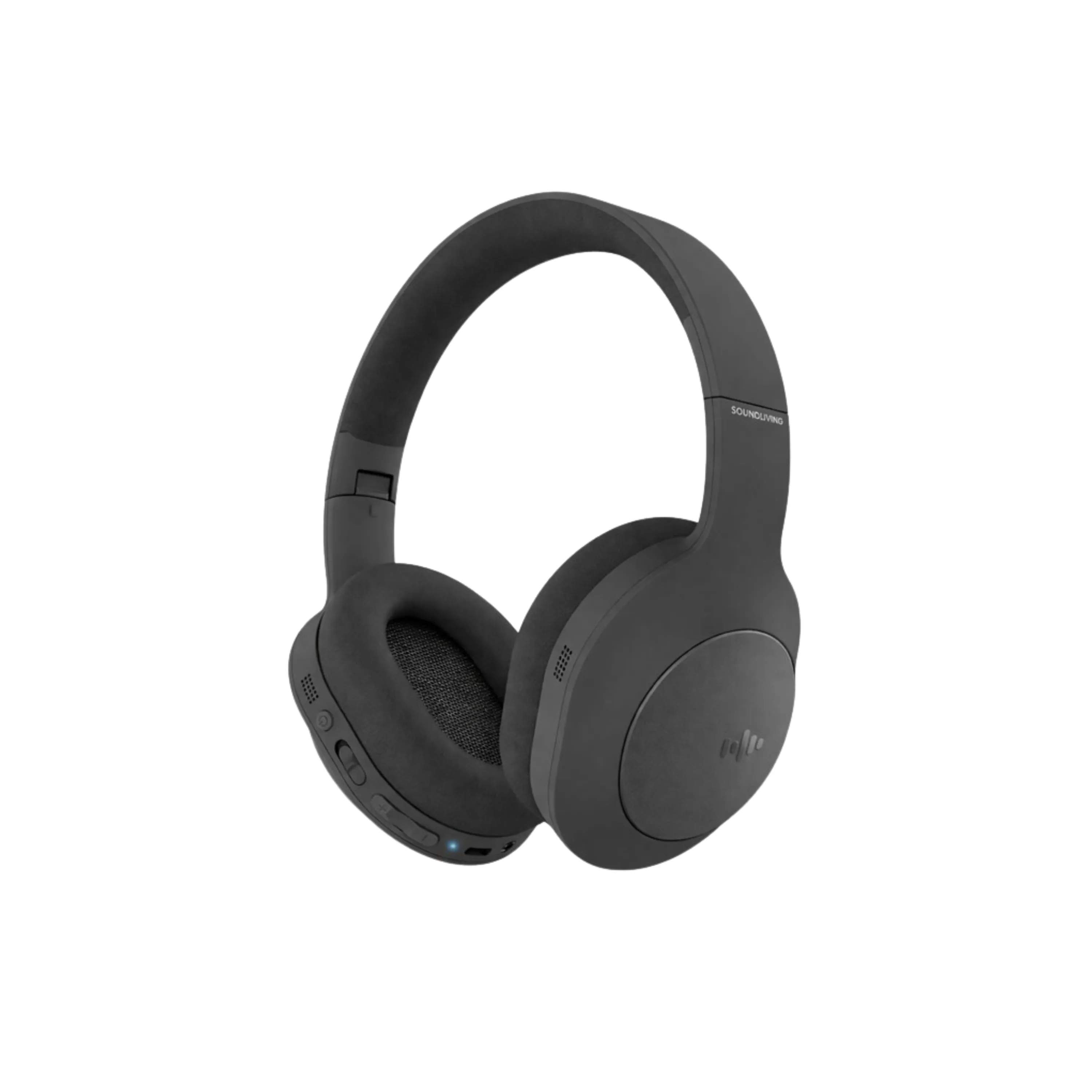 Soundliving Hovedtelefoner Wave Pro Høretelefoner i Sort, 1