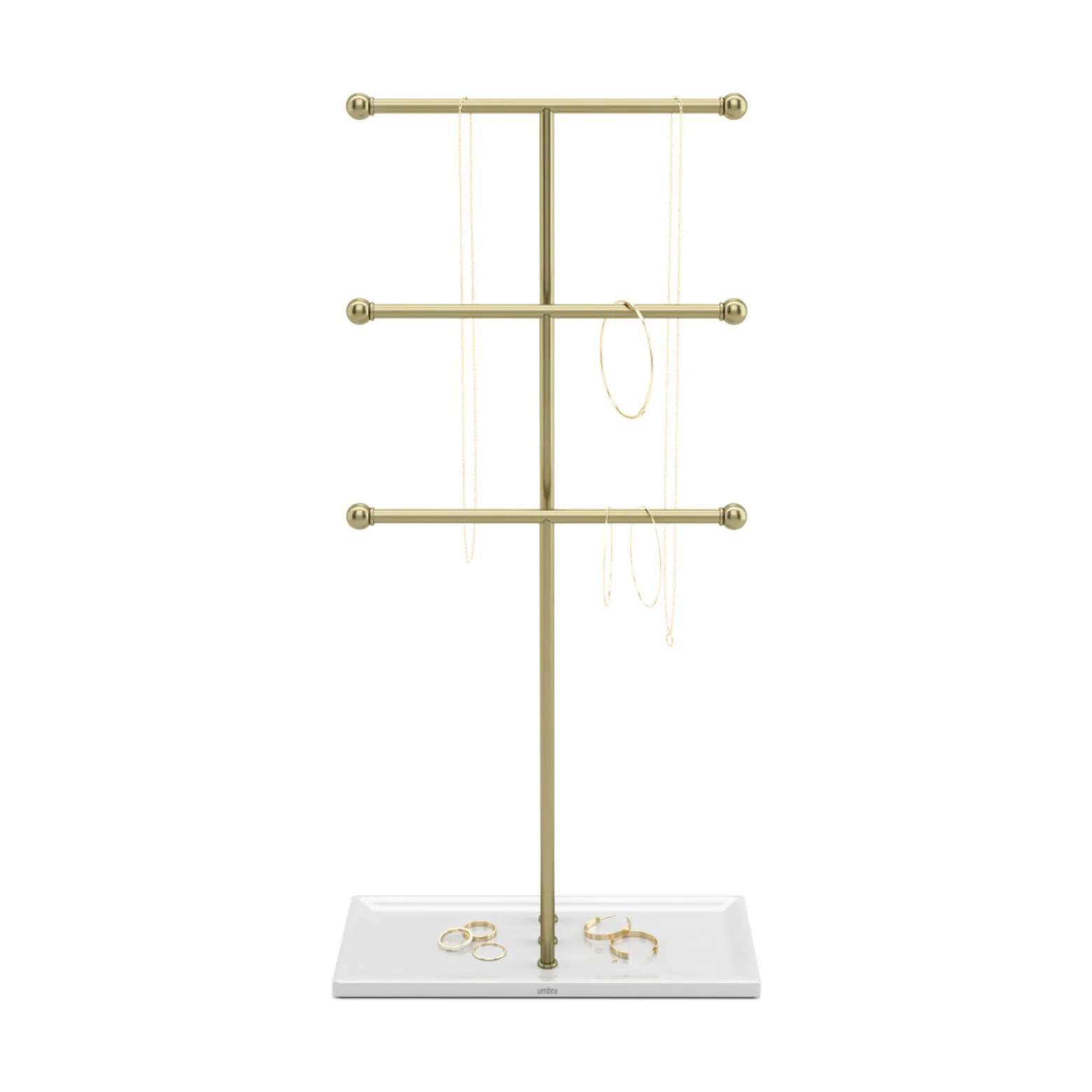 Umbra Småopbevaring Trigem Smykkestativ i brass, 7