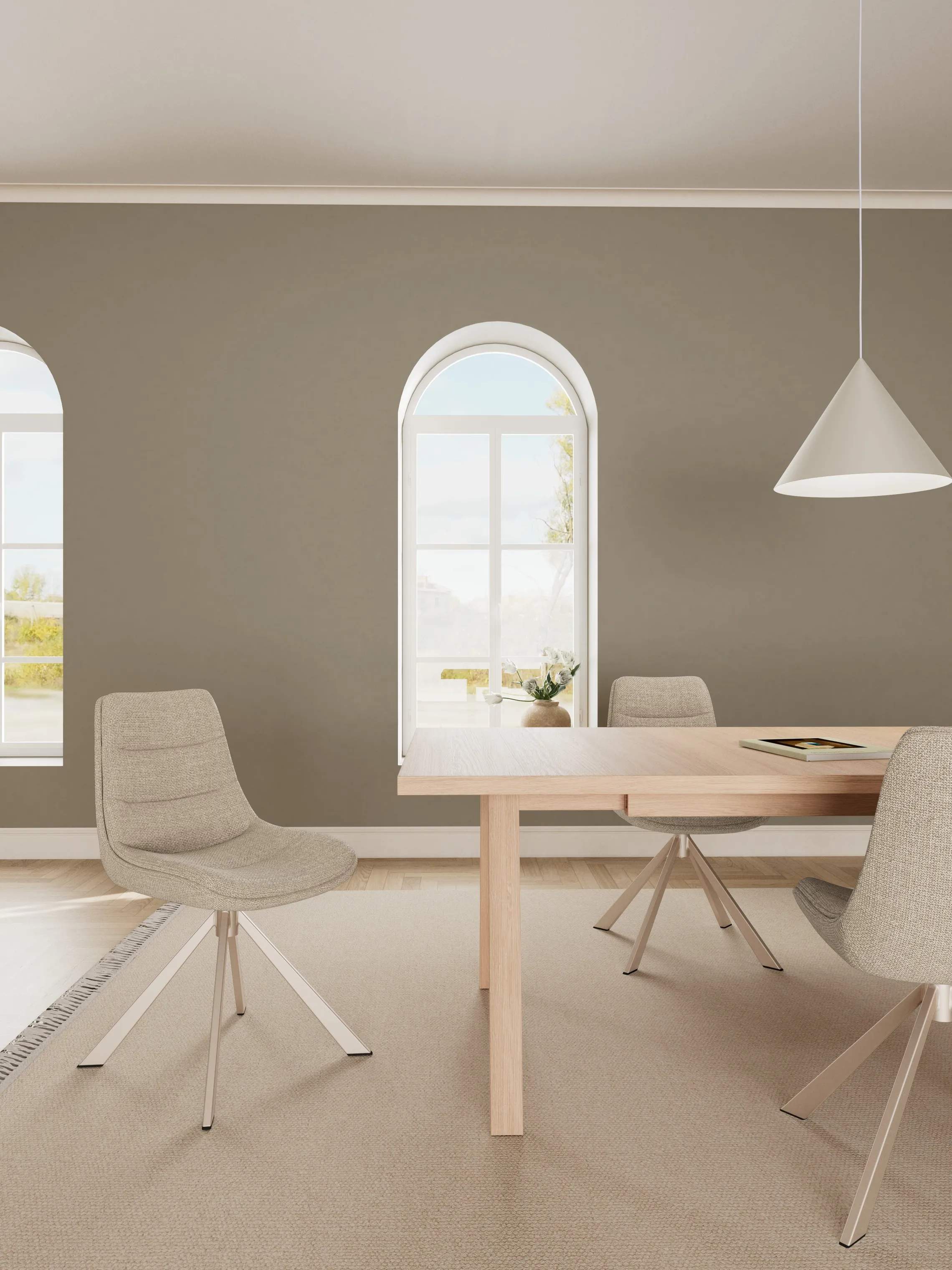 CASA Living Spisebordsstole Adisa Spisebordsstol i Beige, 2