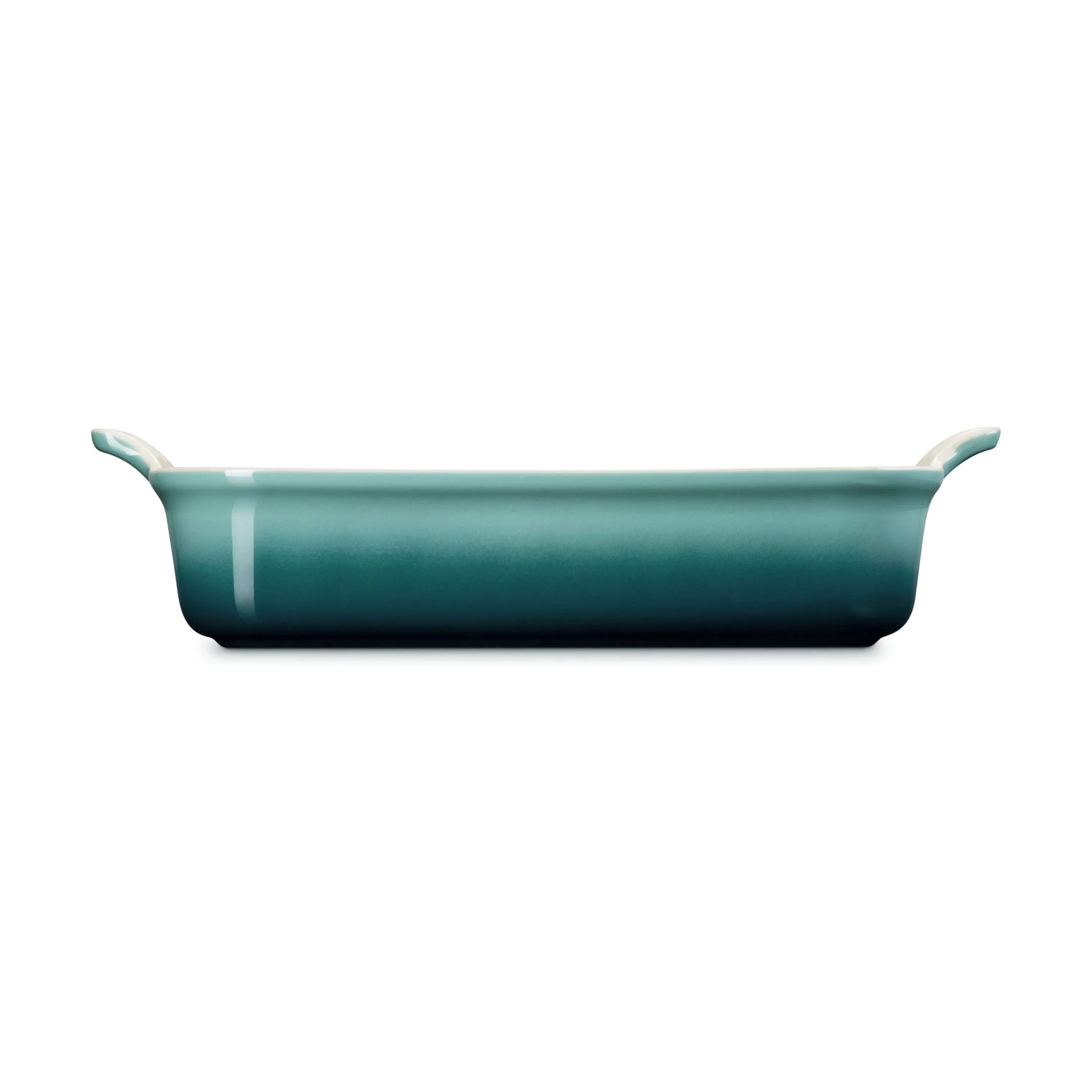 Le Creuset Ovnfaste fade Signature Heritage Ovnfast Fad i Bleu Riviera, B25 x L38,25 cm, 3