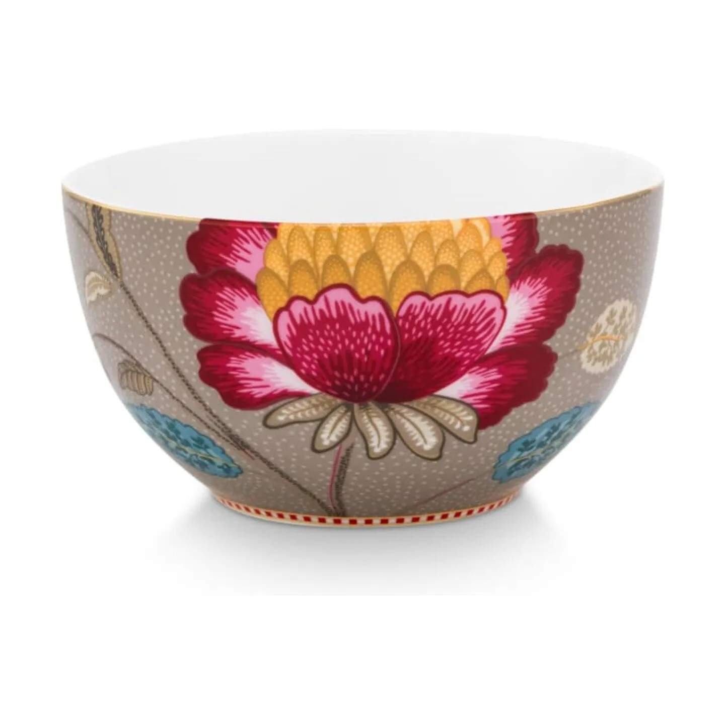 PIP Studio Serveringsskåle Blooming Tales Skål i Khaki, 15 cm, 2