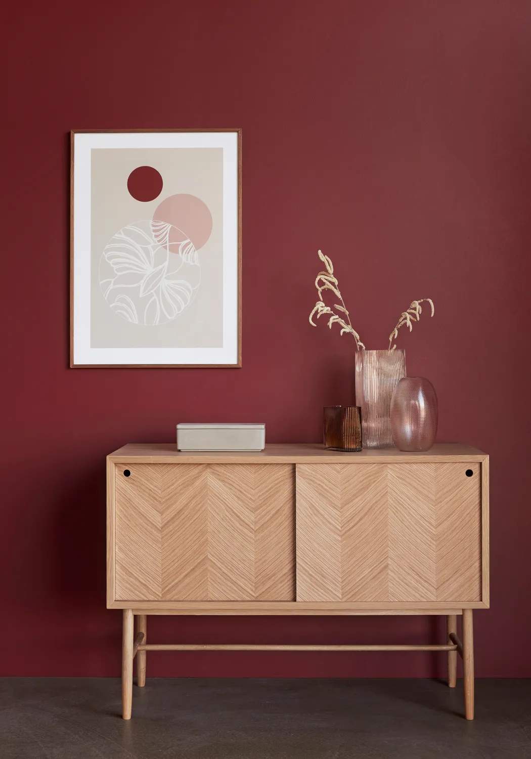 Hübsch Kommoder Herringbone Kommode i Natur, 3