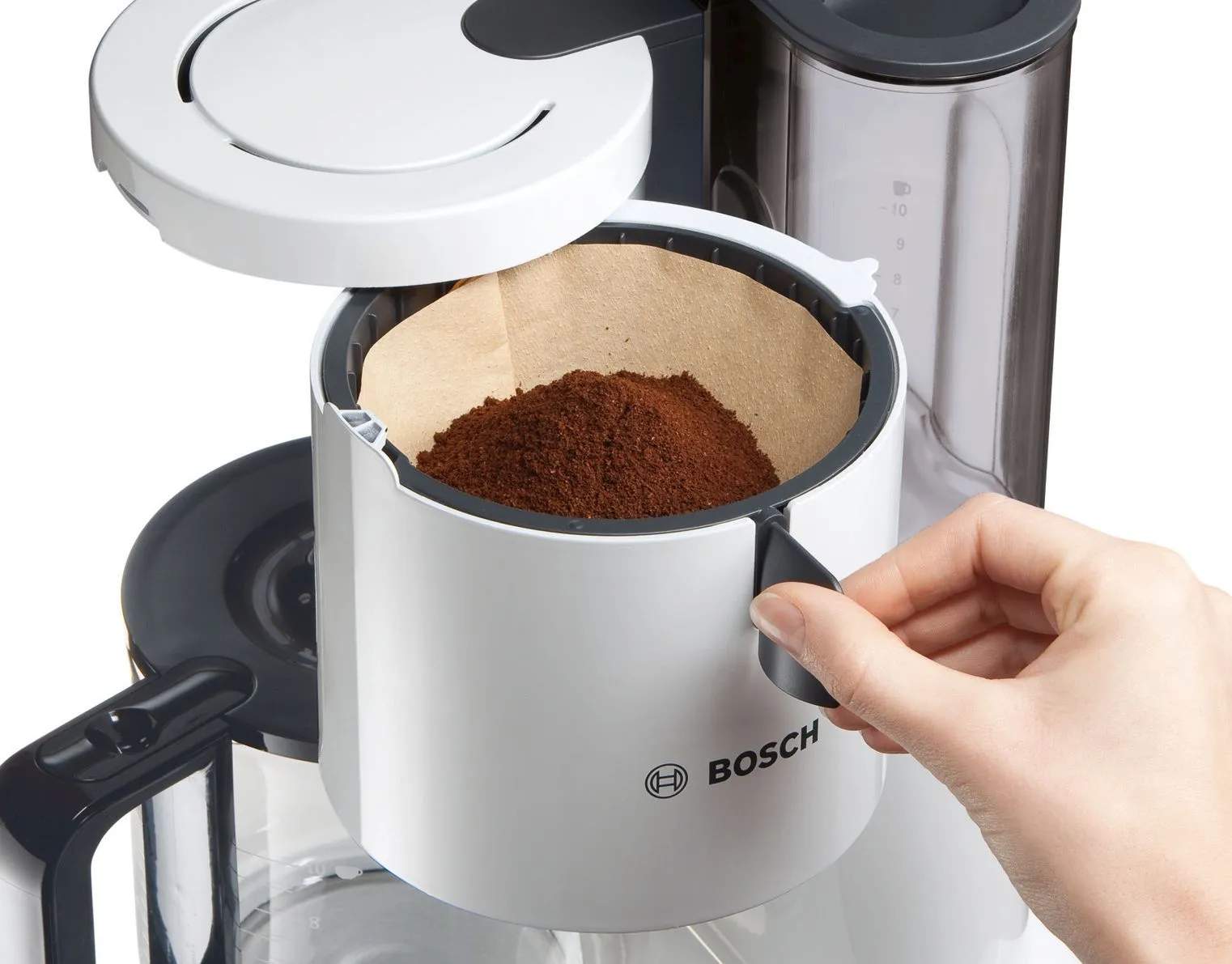 Bosch Kaffemaskiner Styline Kaffemaskine TKA8011 i Hvid, 2