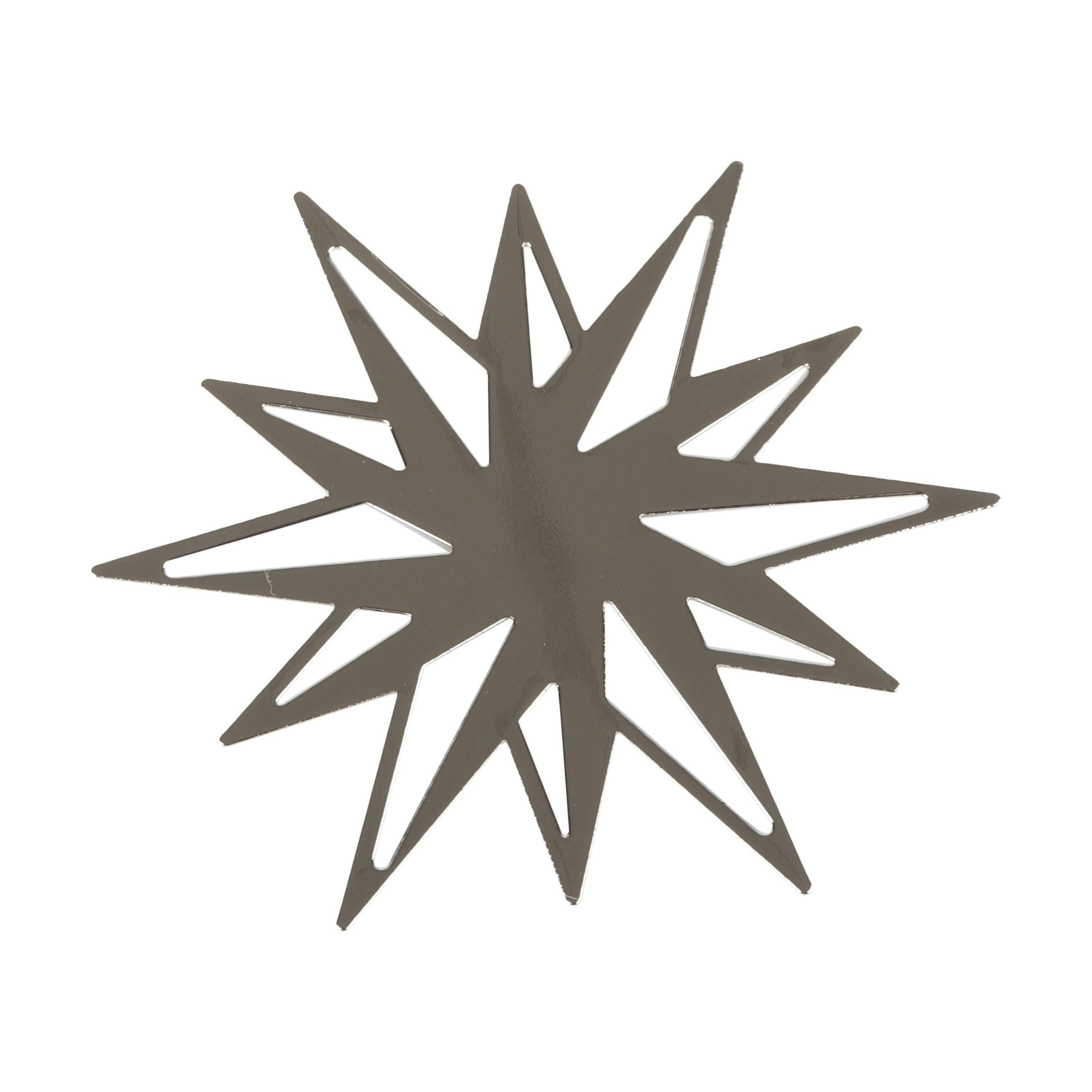 Ornament, sølv, large