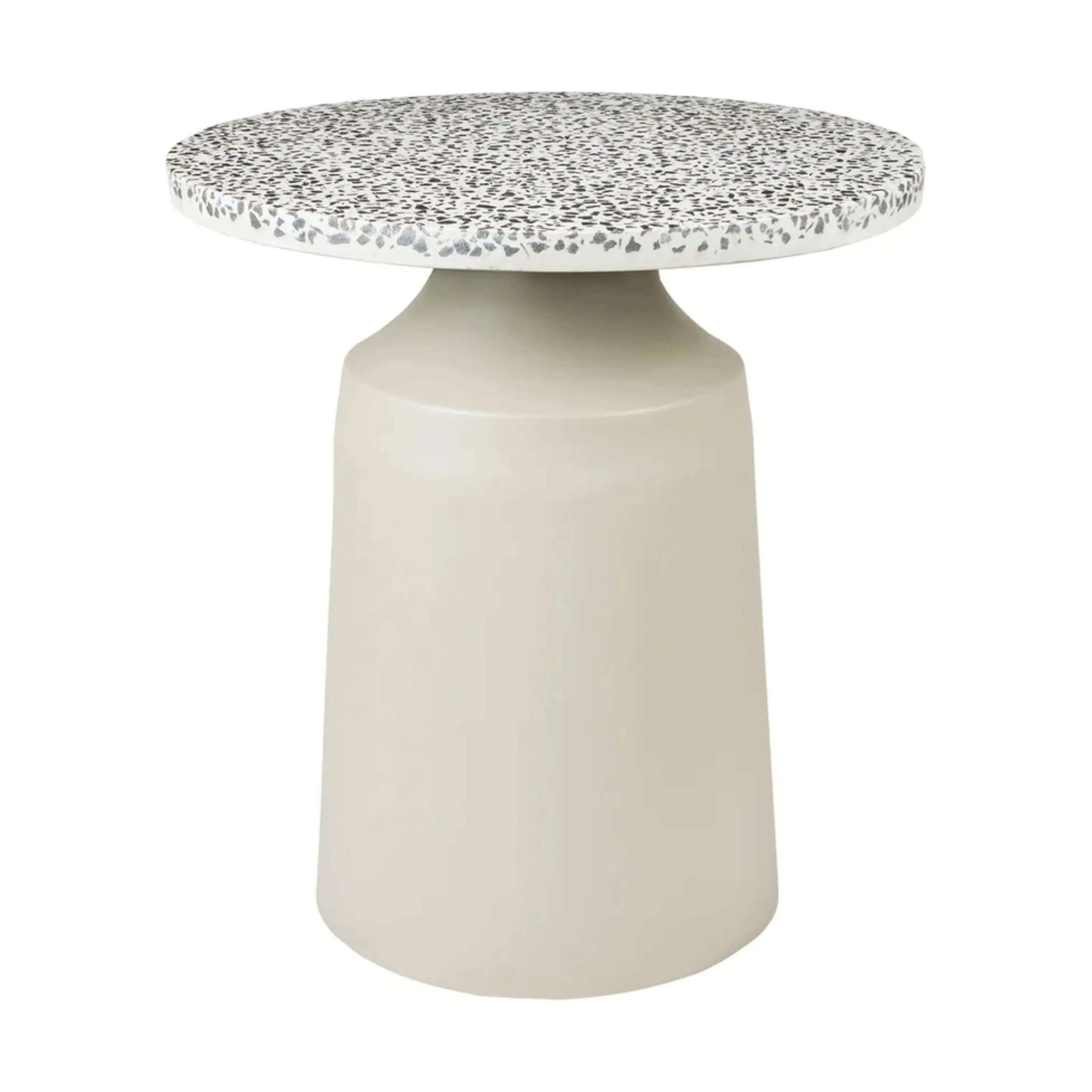Broste Copenhagen Sideborde Agari Bord i Rainy Day Grey, 1