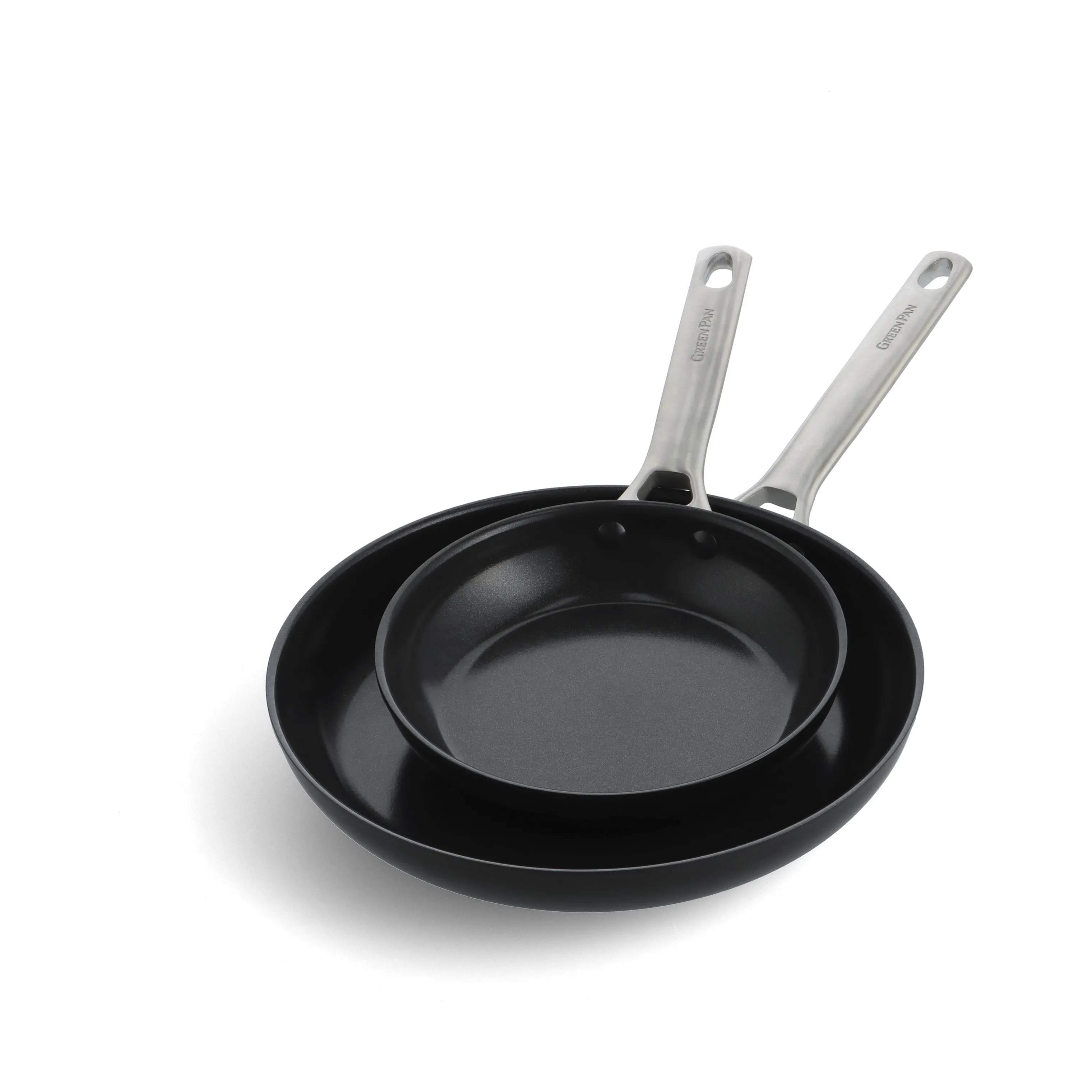 Greenpan Stegepander Padova Reserve Padova Stegepandesæt i Grå, Ø 20/28 cm, 1