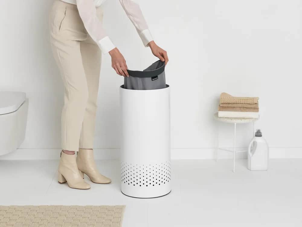 Brabantia Vasketøjskurve Vasketøjskurv i White, 35 L, 2