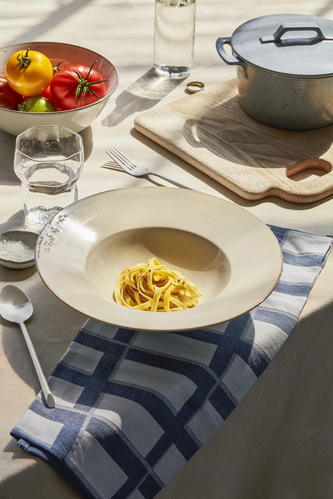 Broste Copenhagen Pastatallerkener Nordic Sand Pastatallerken i Sand, 2
