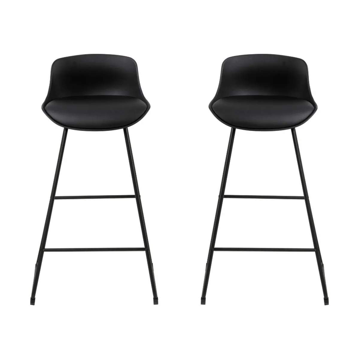 Tina Barstol - 2 stk., sort, large