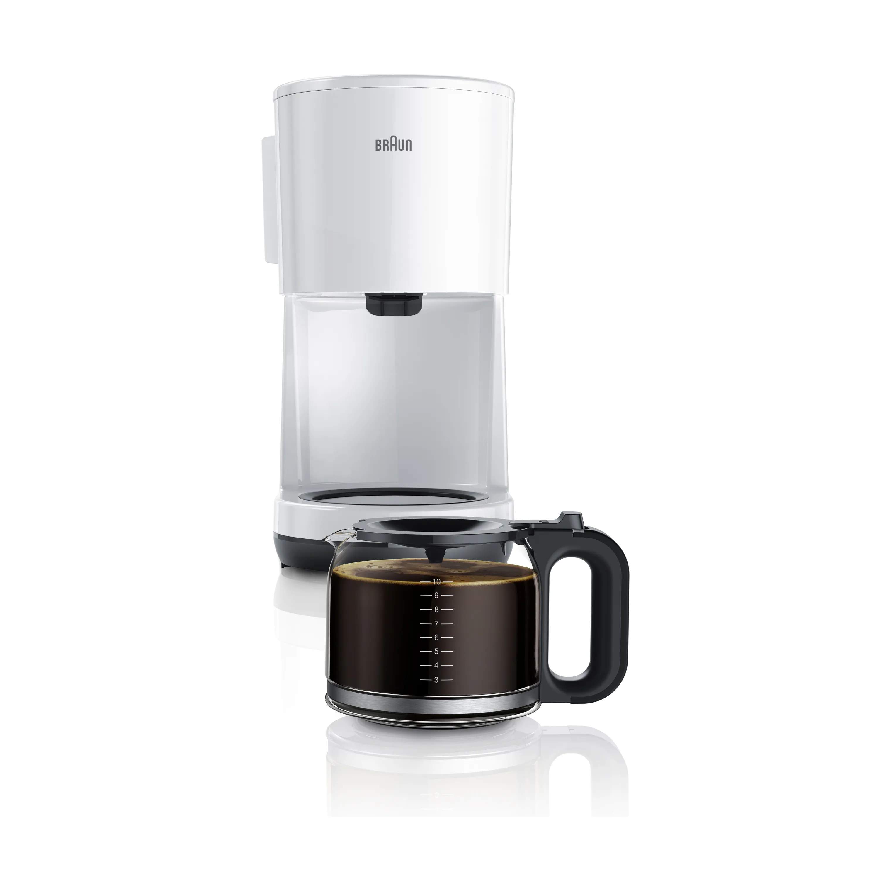 Braun Kaffemaskiner Breakfast Kaffemaskine KF1100WH i Hvid, 4