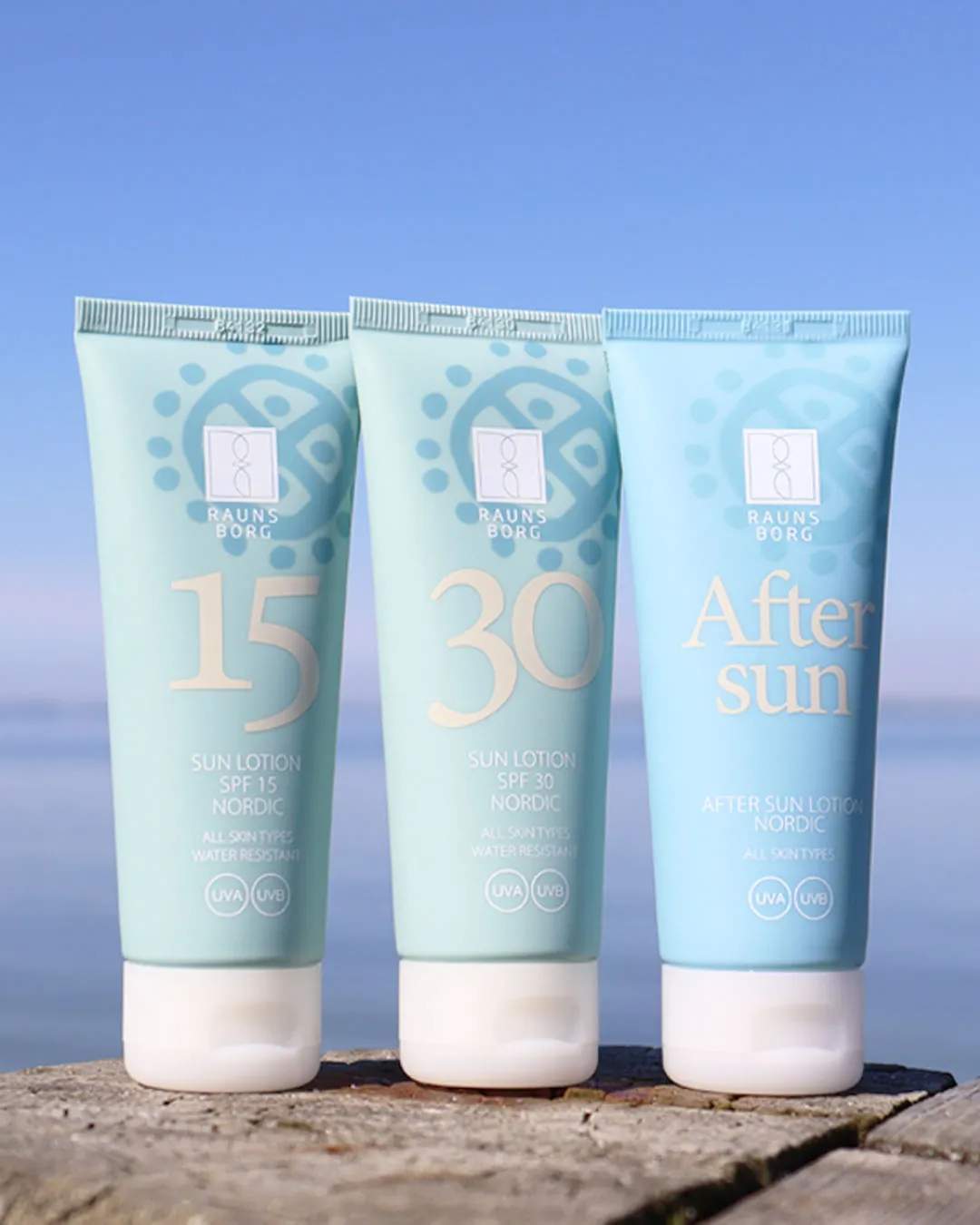 Raunsborg Solcreme Nordic Sun Lotion SPF 15 i Klar, 3