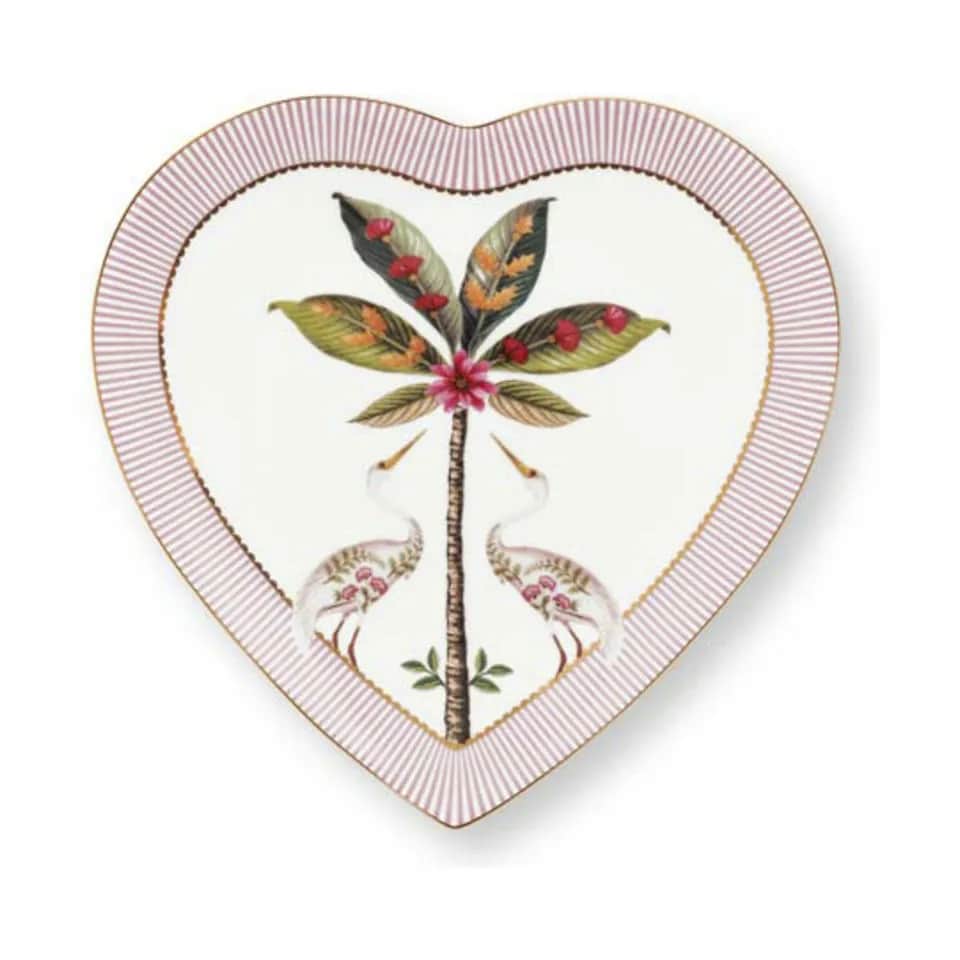 PIP Studio Frokosttallerkener La Majorelle hjerteformet Tallerken - 2 stk. i Pink, 2