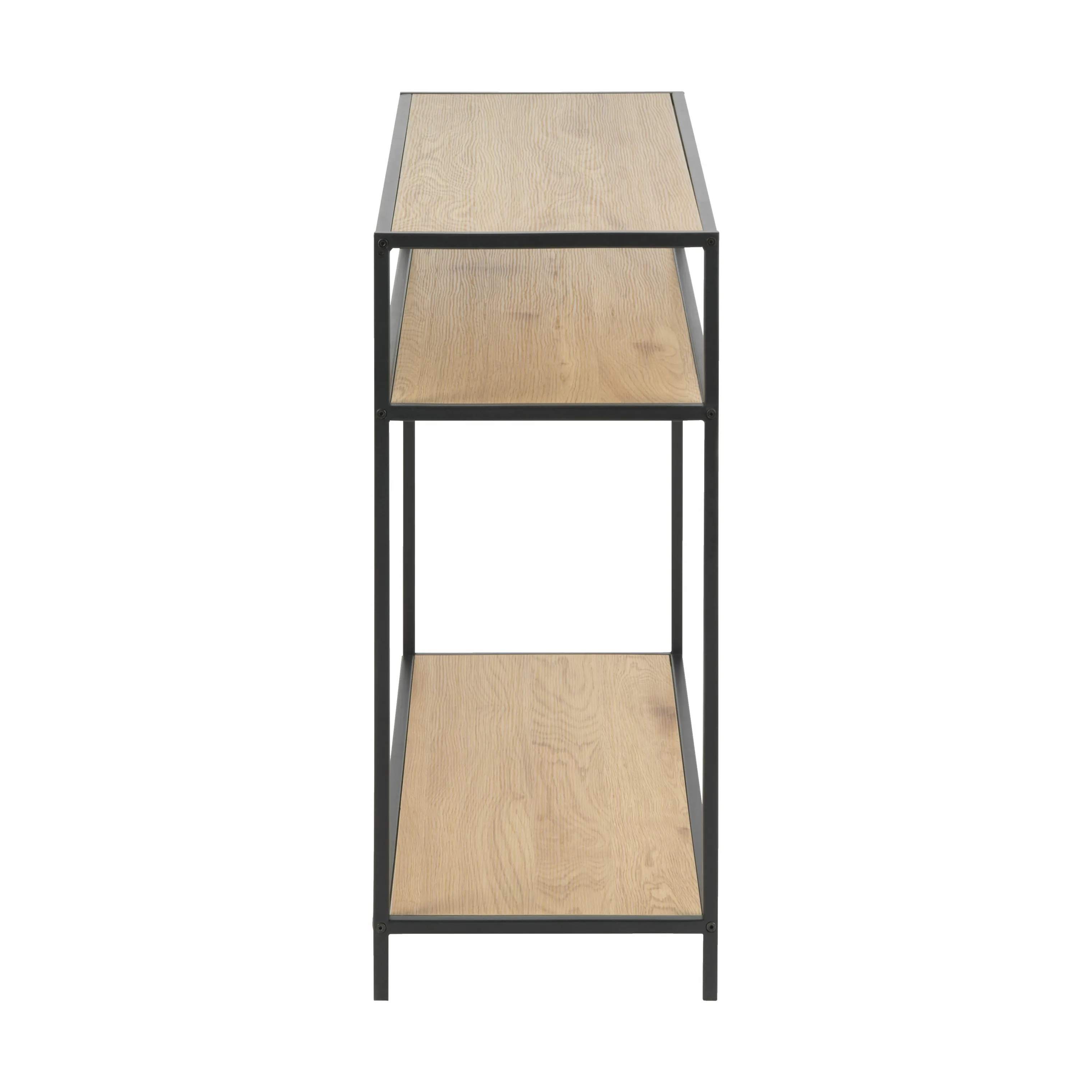 CASA Living Sideborde Seaford Konsolbord i vild eg/mat sort, 5