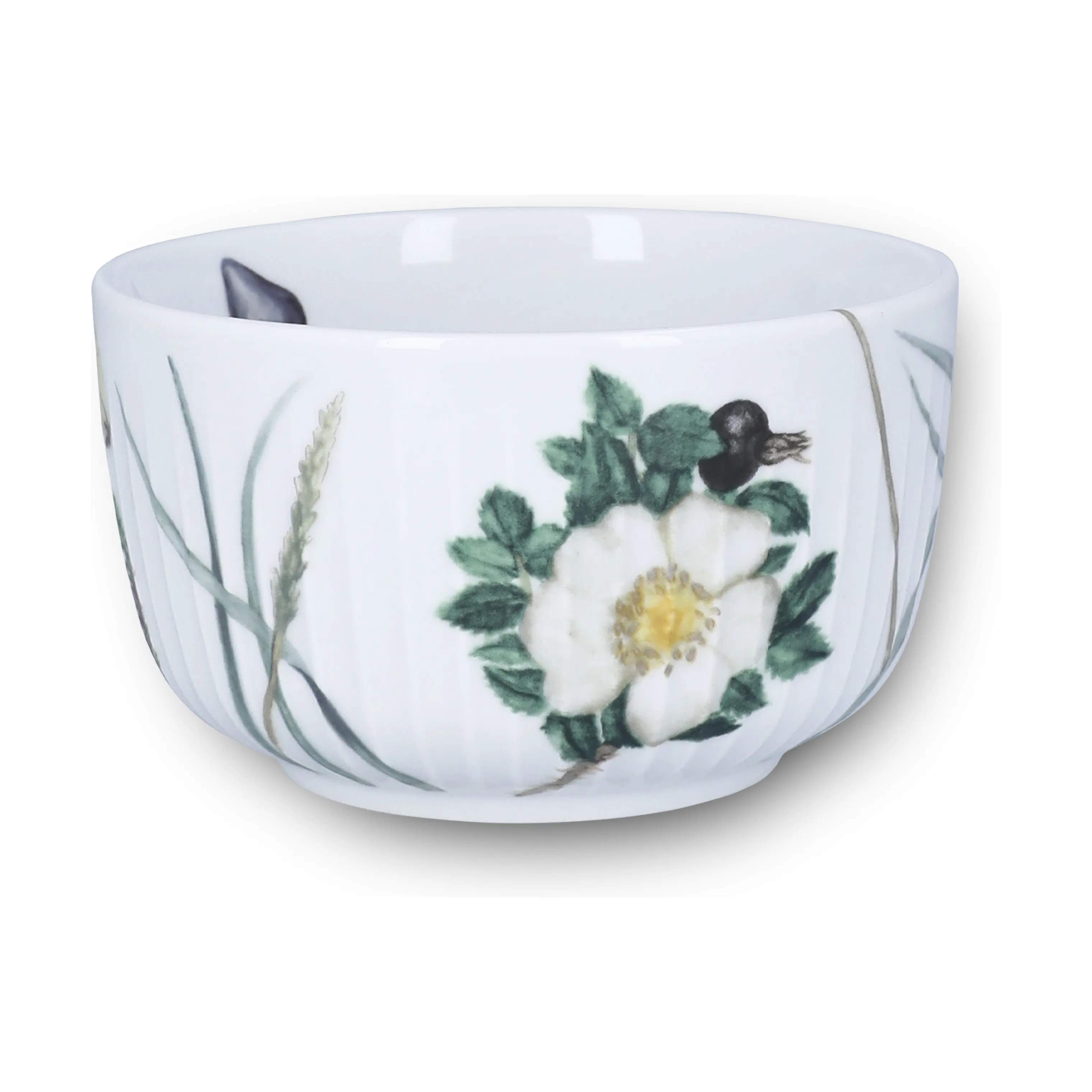 Kähler Skåle Hammershøi Sommer Skål i Coastal Flower, 12 cm, 4