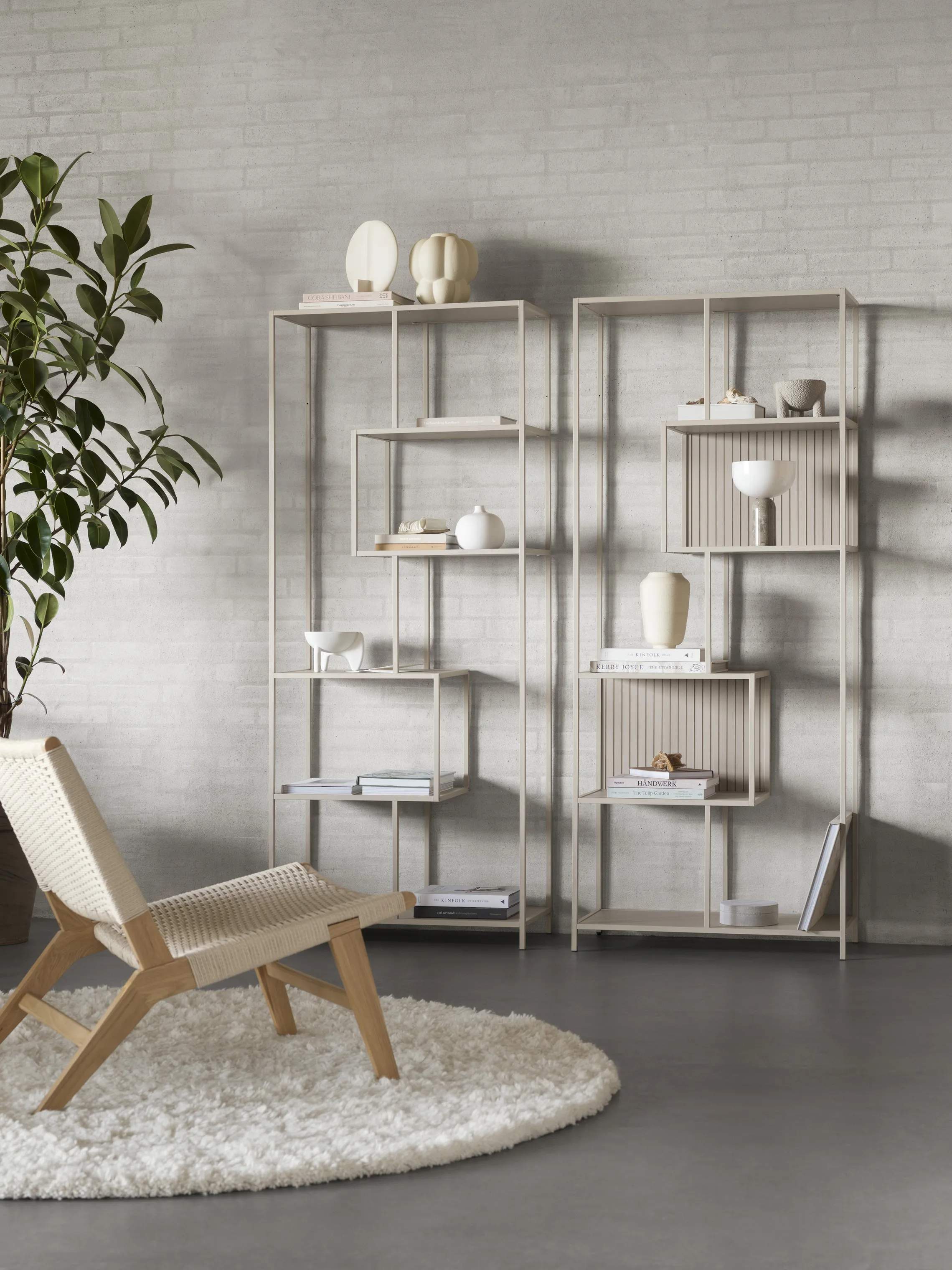 CASA Living Reoler og tilbehør Seaford Reol i Grå, 2