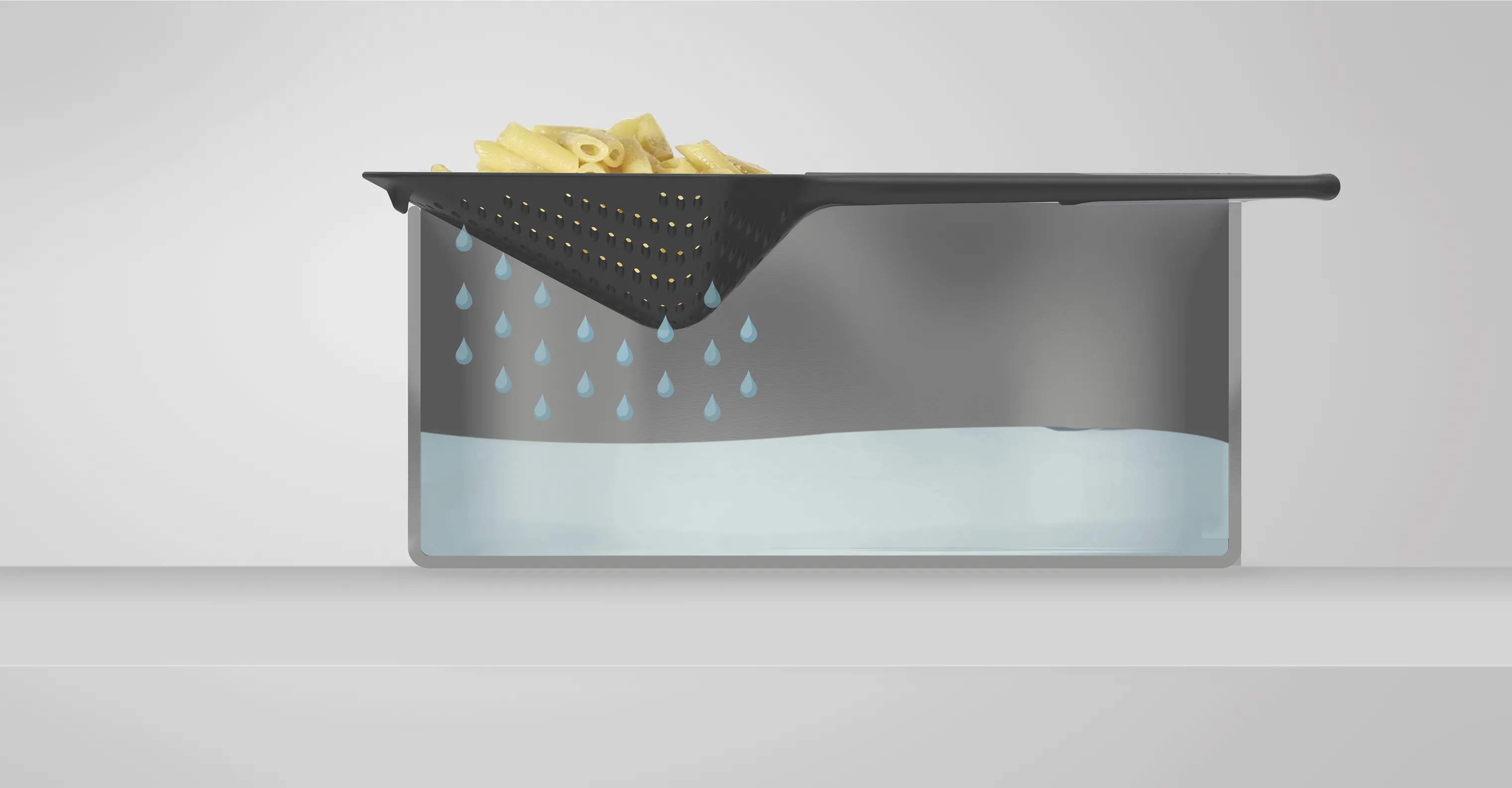 Joseph Joseph Pastaskeer Elevate Pastaske i Grøn/Grå, 2
