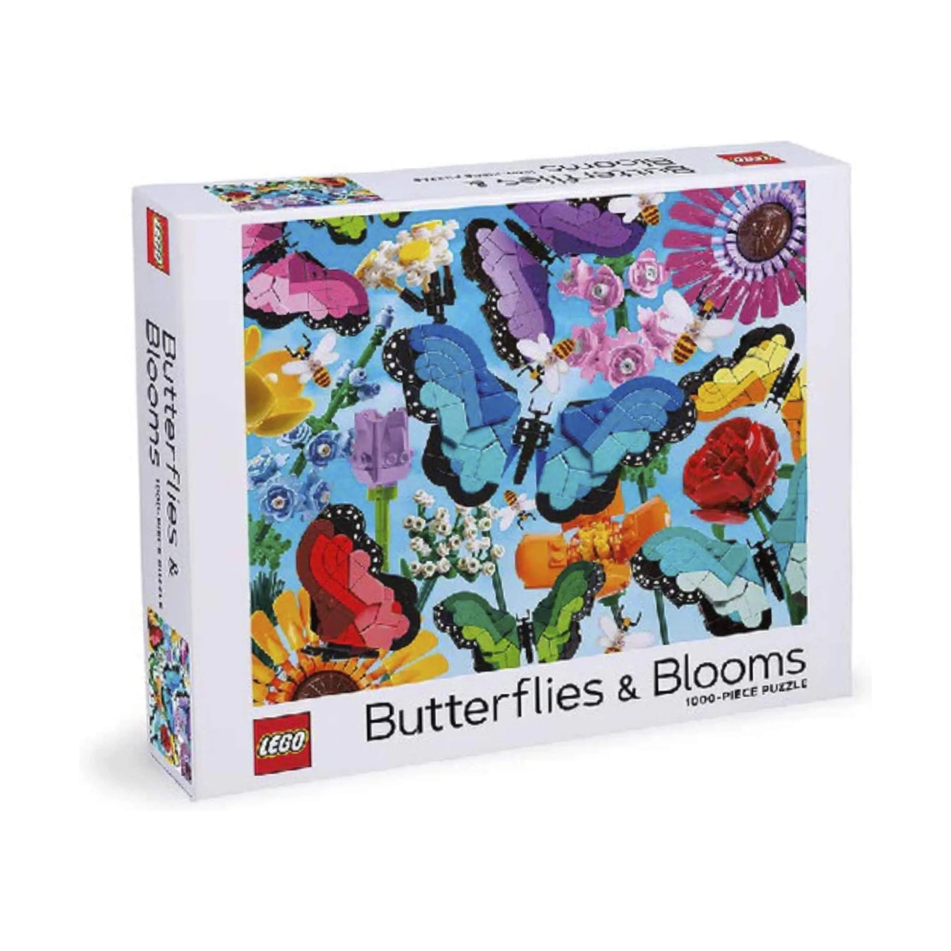 Puslespil - Lego Butterflies & Blooms, multifarvet, large