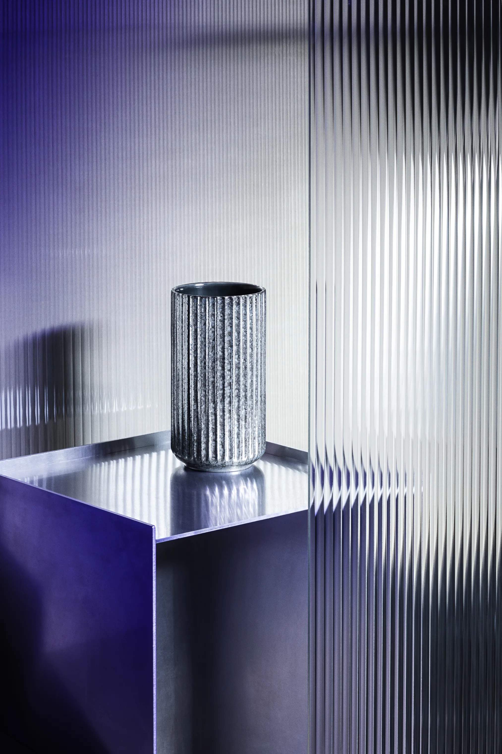 Lyngby Porcelæn Vaser Radiance Vase i Blå, 11 cm, 2