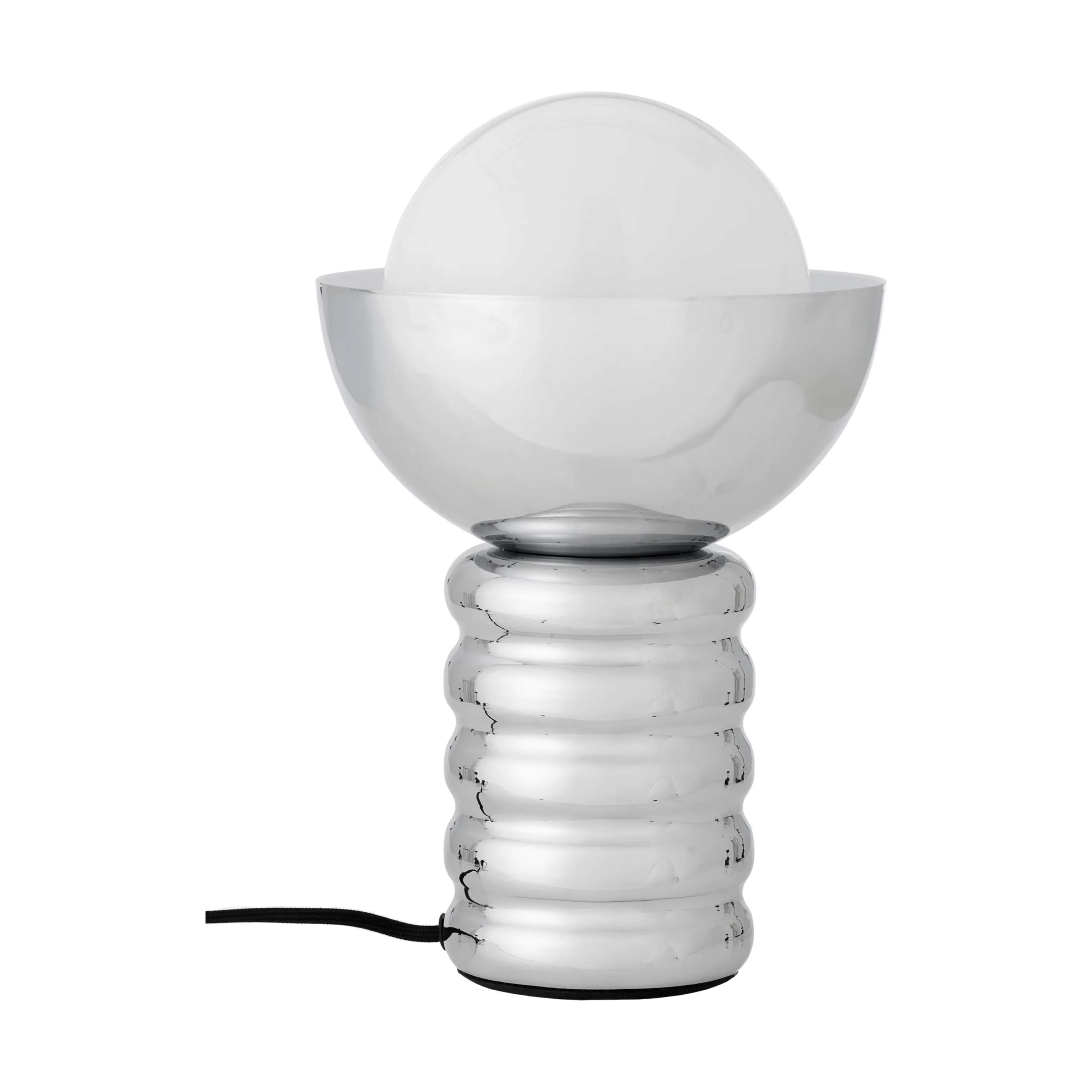 Spike Bordlampe, sølvfarvet, large