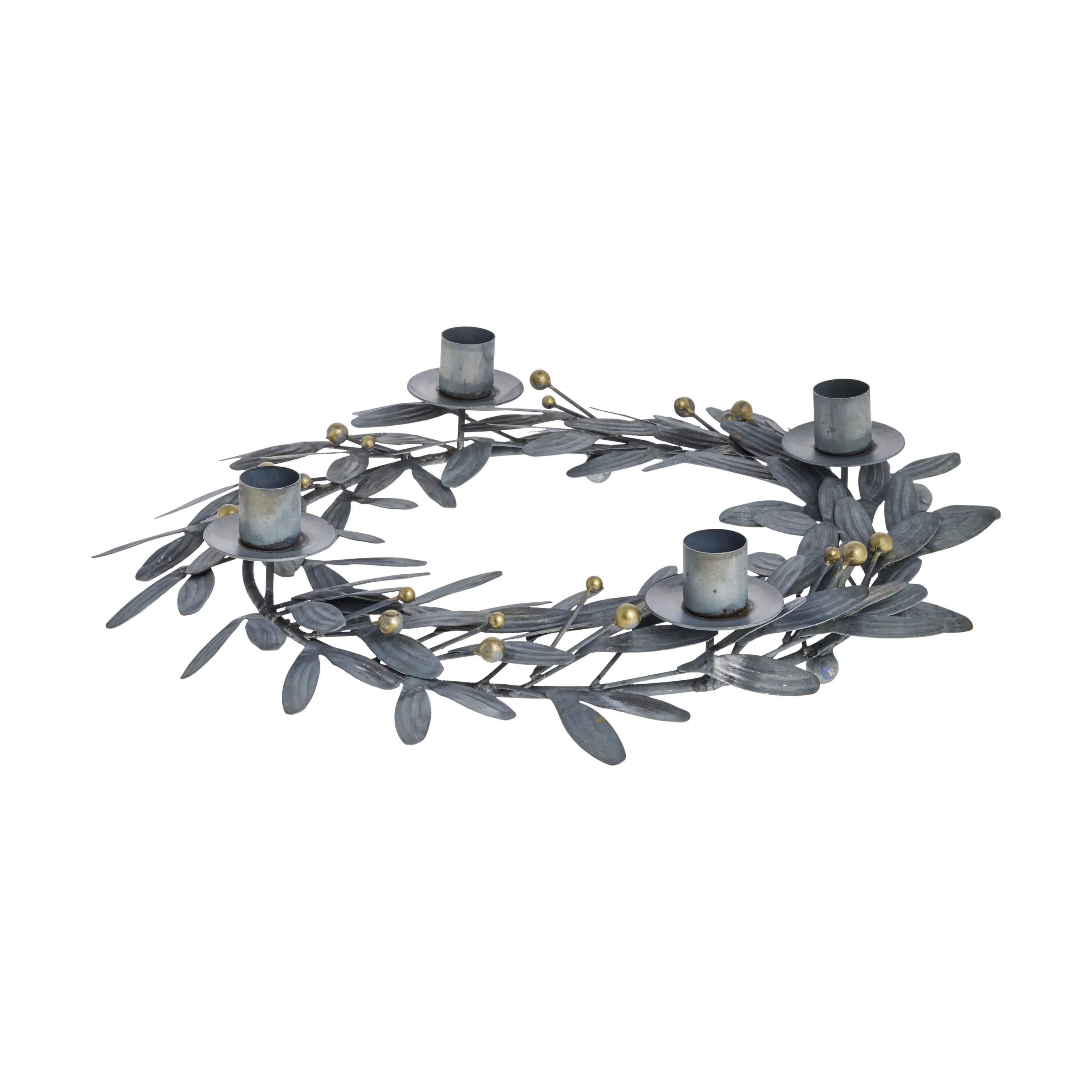 Lene Bjerre Jule- og adventsstager Mistlia Adventsstage i antik grå, 1