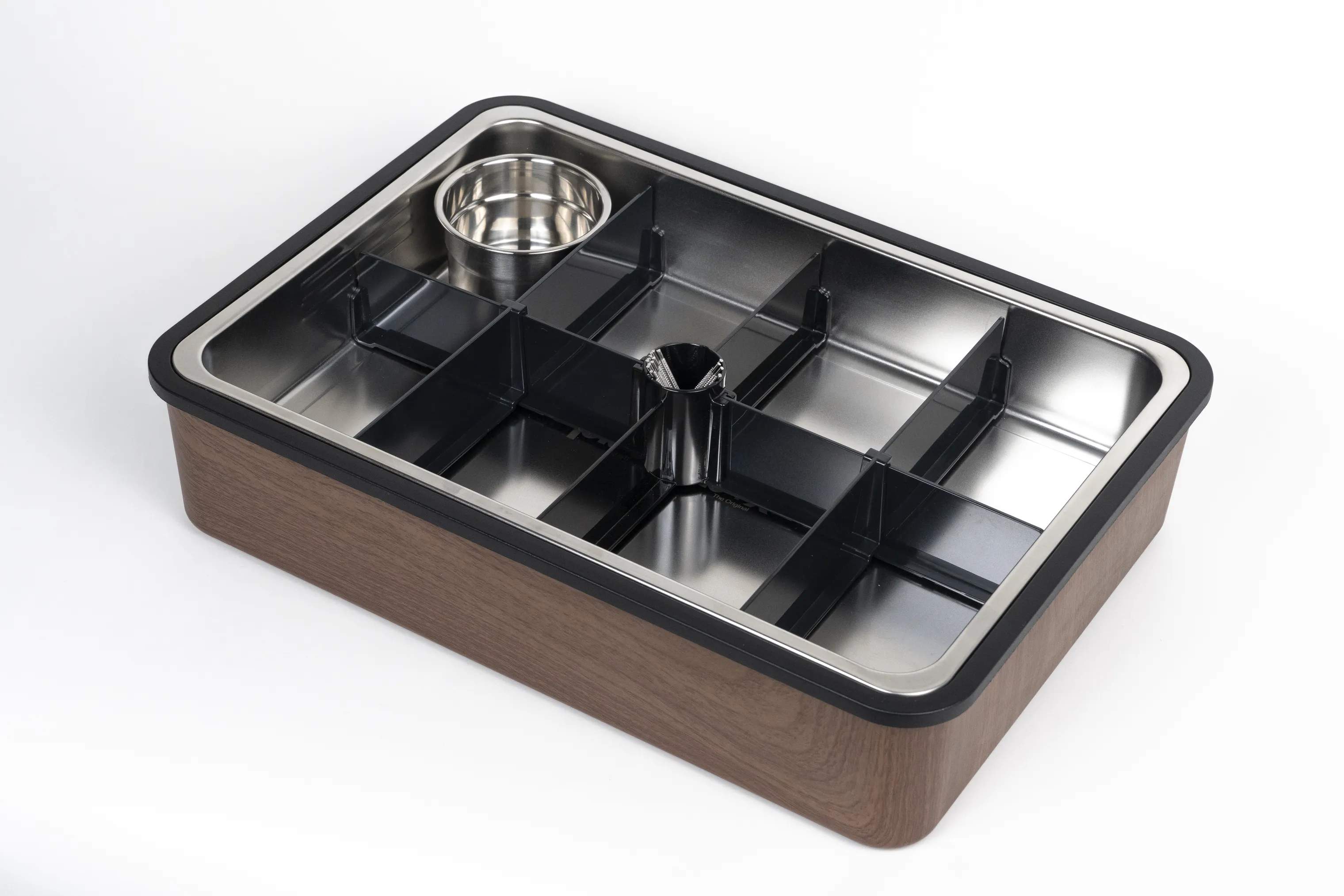 Platterbox Opbevaringsbokse Snack Box Tilbehørssæt - 21 dele i Valnød, 5