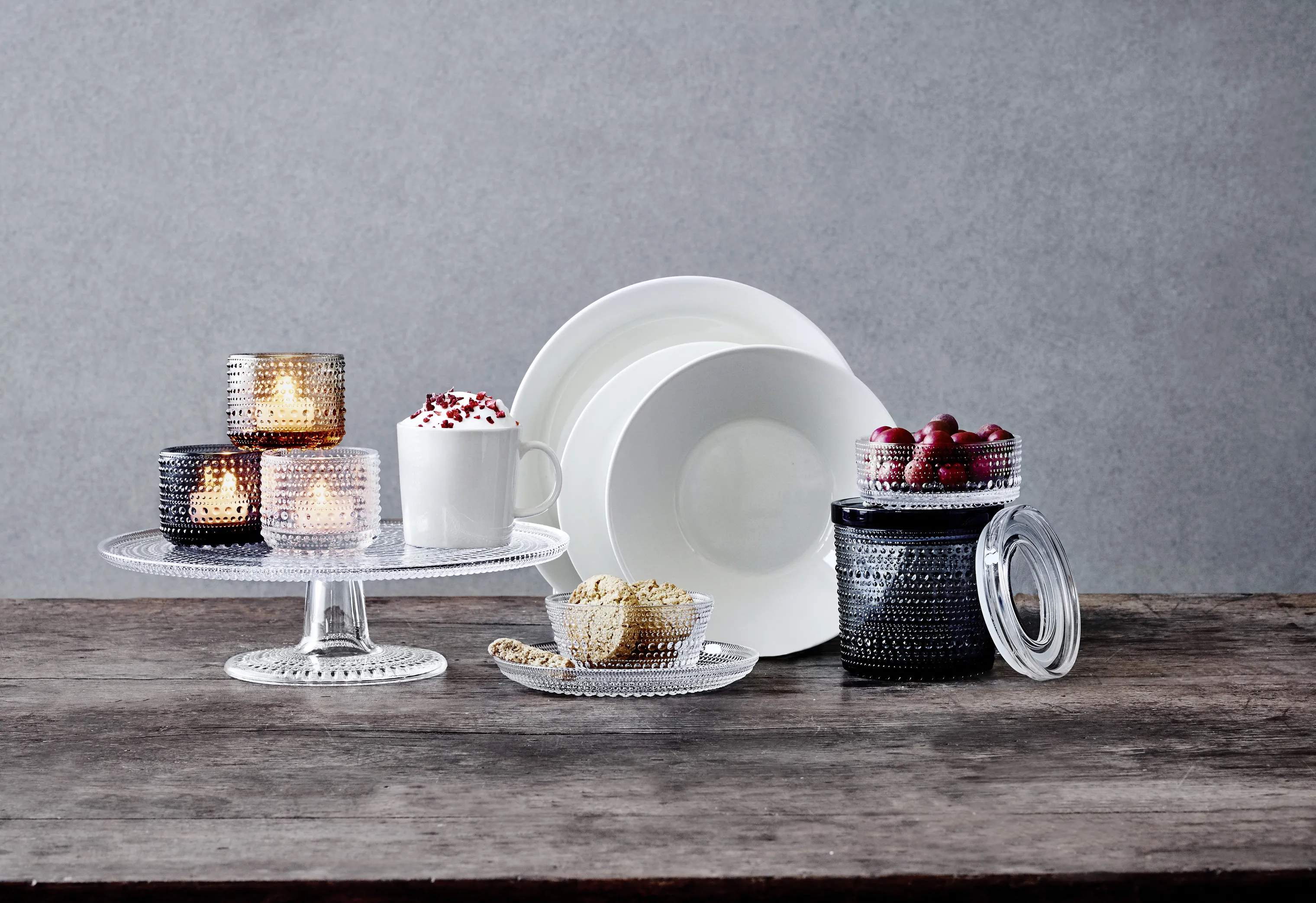 Iittala Kagetallerkener Kastehelmi Tallerken i klar, 3