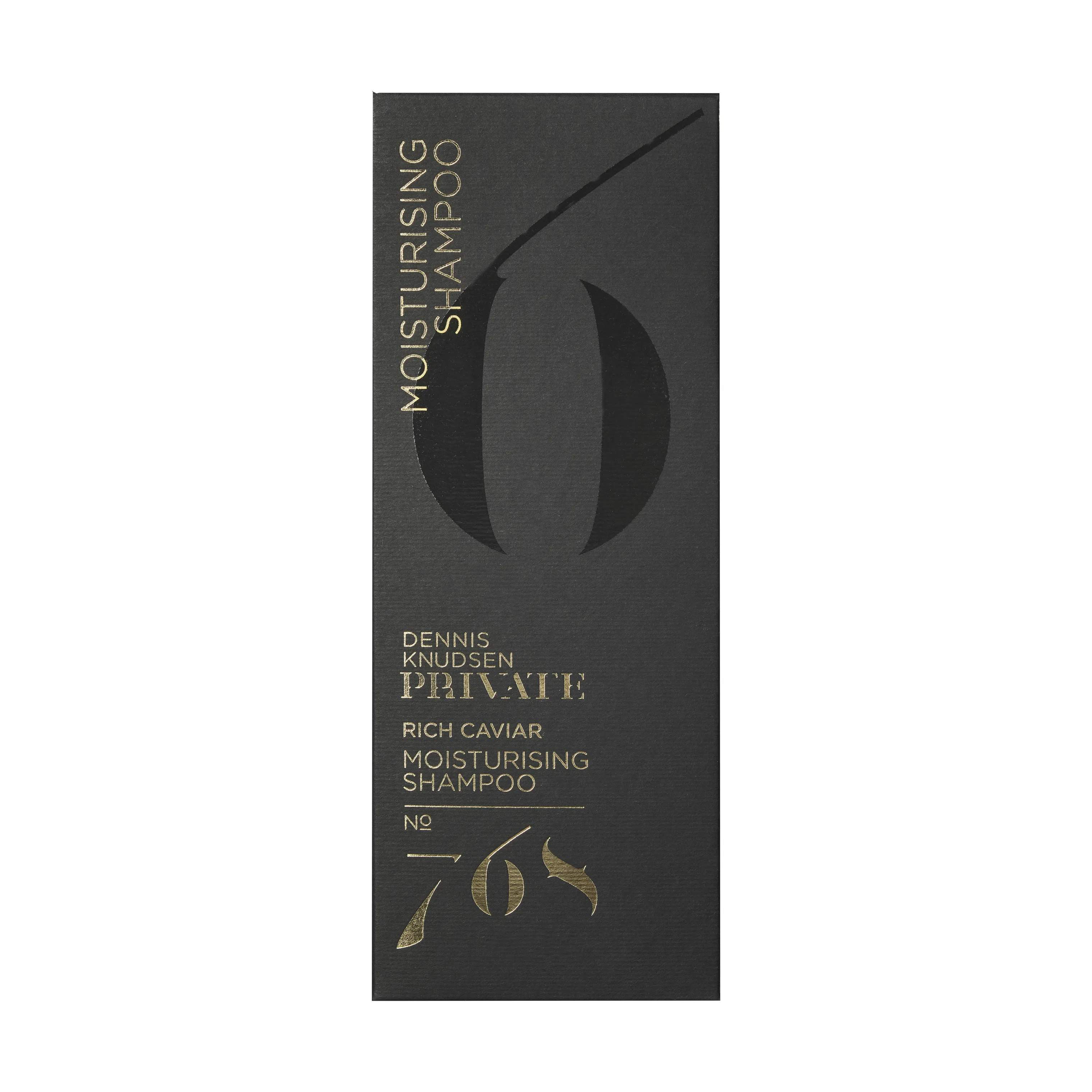 Dennis Knudsen Shampoo og hårpleje PRIVATE Rich Caviar Moisturising Shampoo i Sort, 2