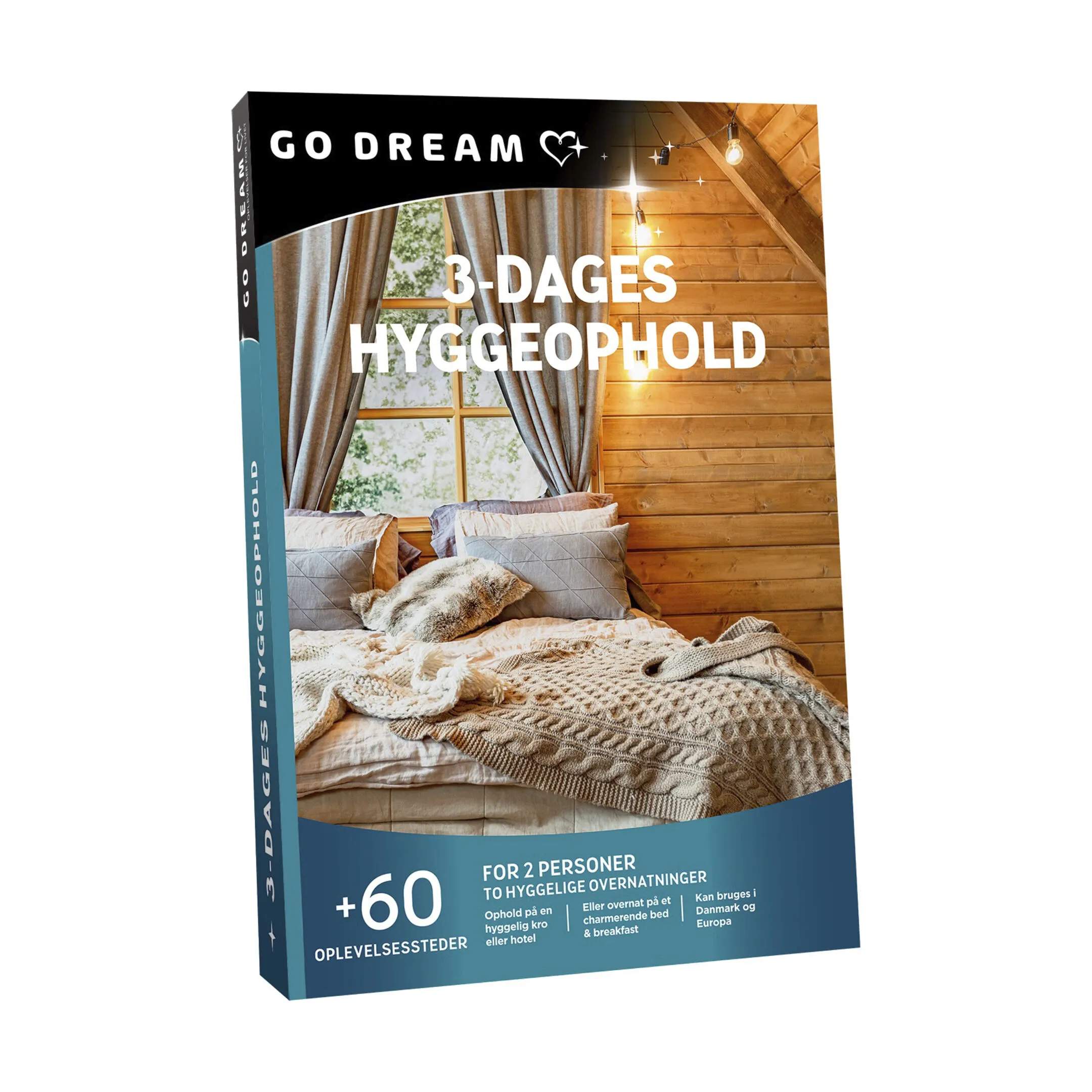 GO DREAM Oplevelsesgavekort Gavekort - 3-dages hyggeophold i 3-dages hyggeophold, 2