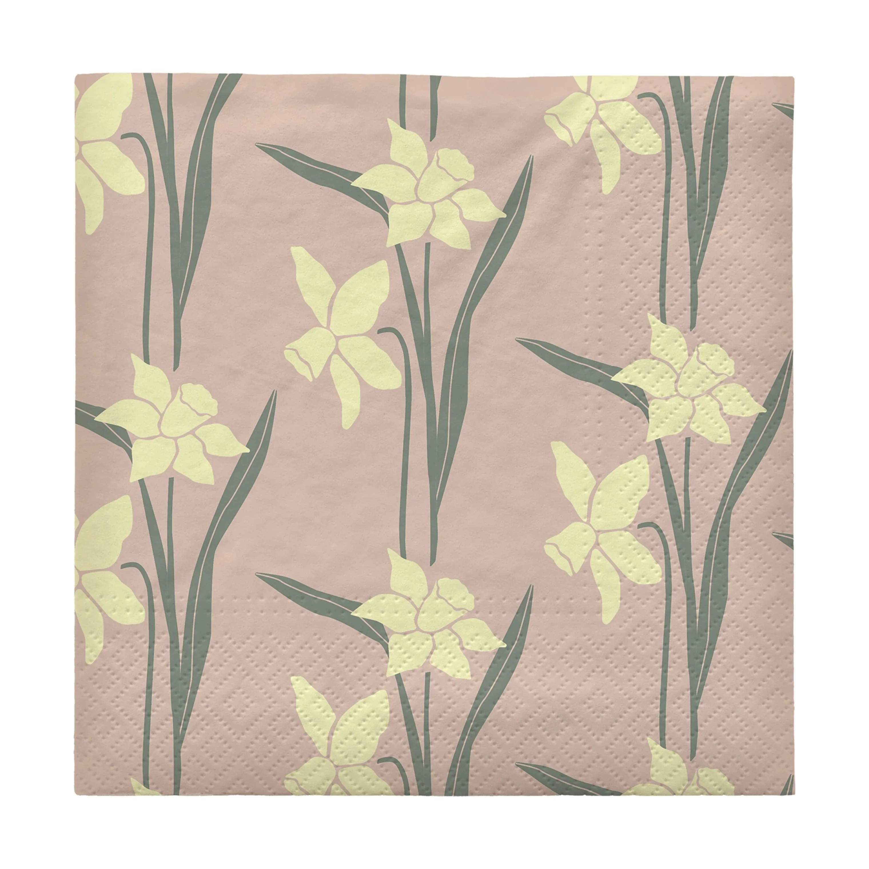 Broste Copenhagen Papirservietter Daffodil Papirserviet i Gul, 1