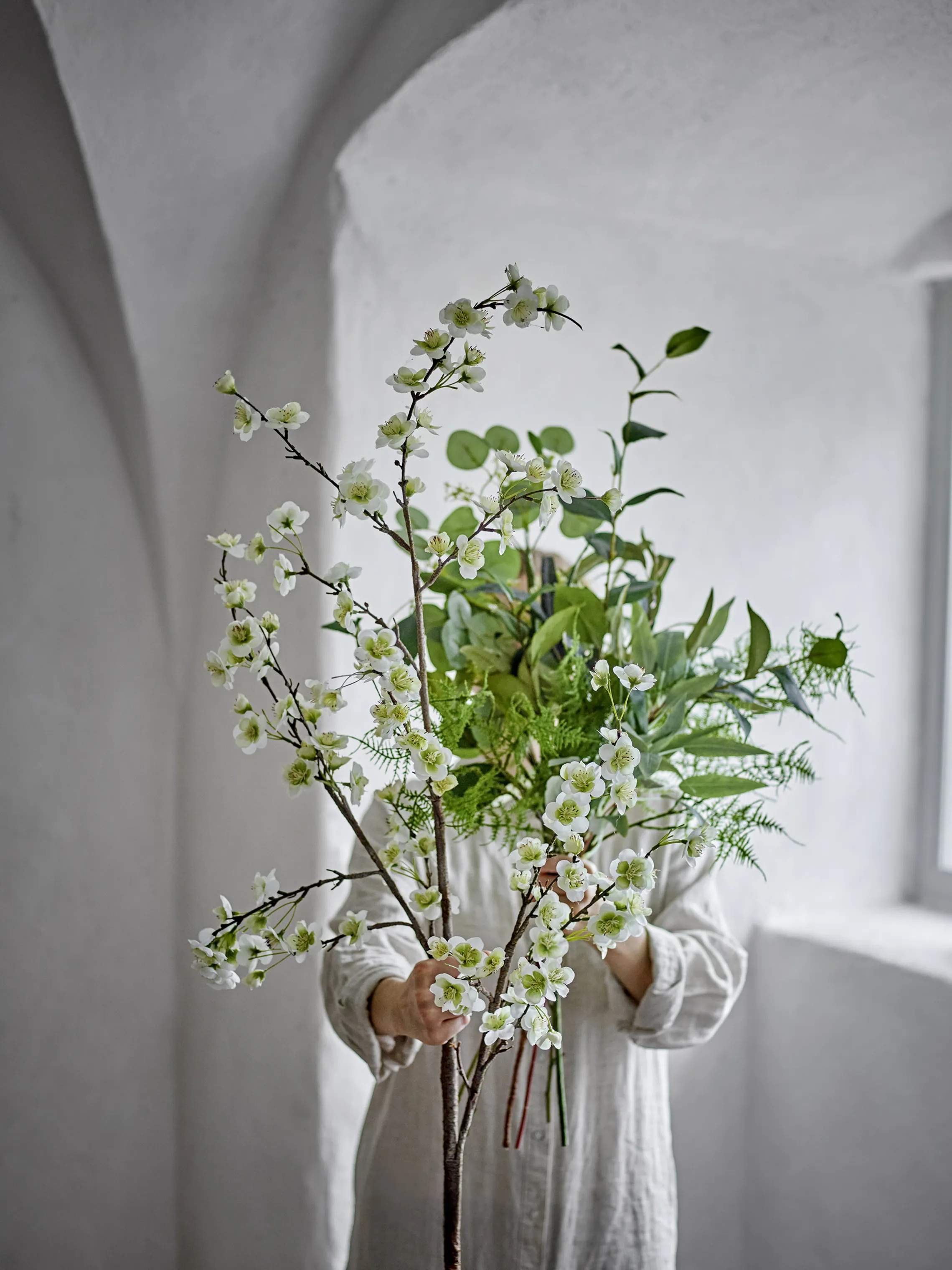 Bloomingville Kunstige blomster Kunstig blomst - Eucalyptus stilk i 91,5 cm, 2
