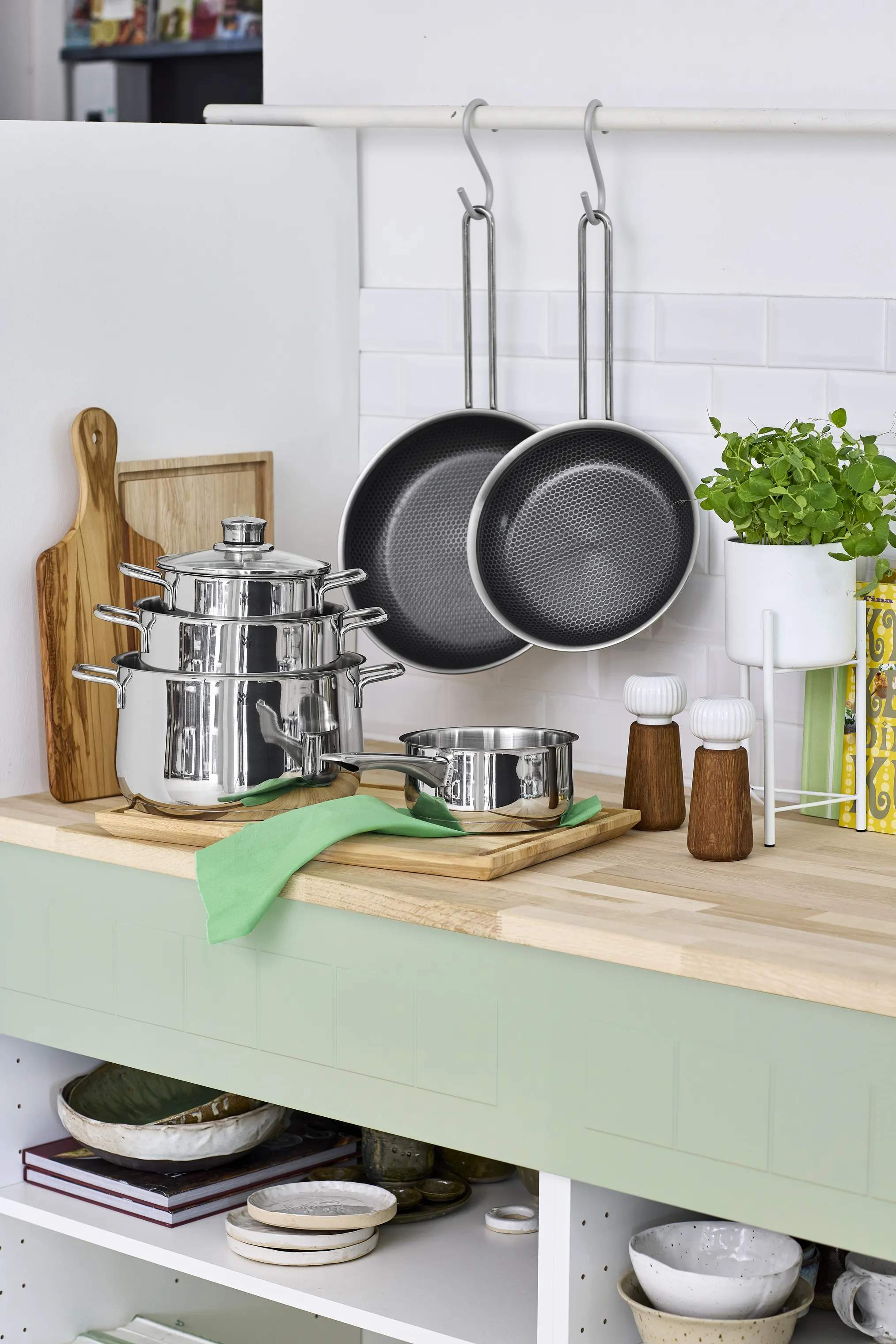 CASA Living Urtepotteskjulere Urtepottesæt - 3 stk i Hvid, 3