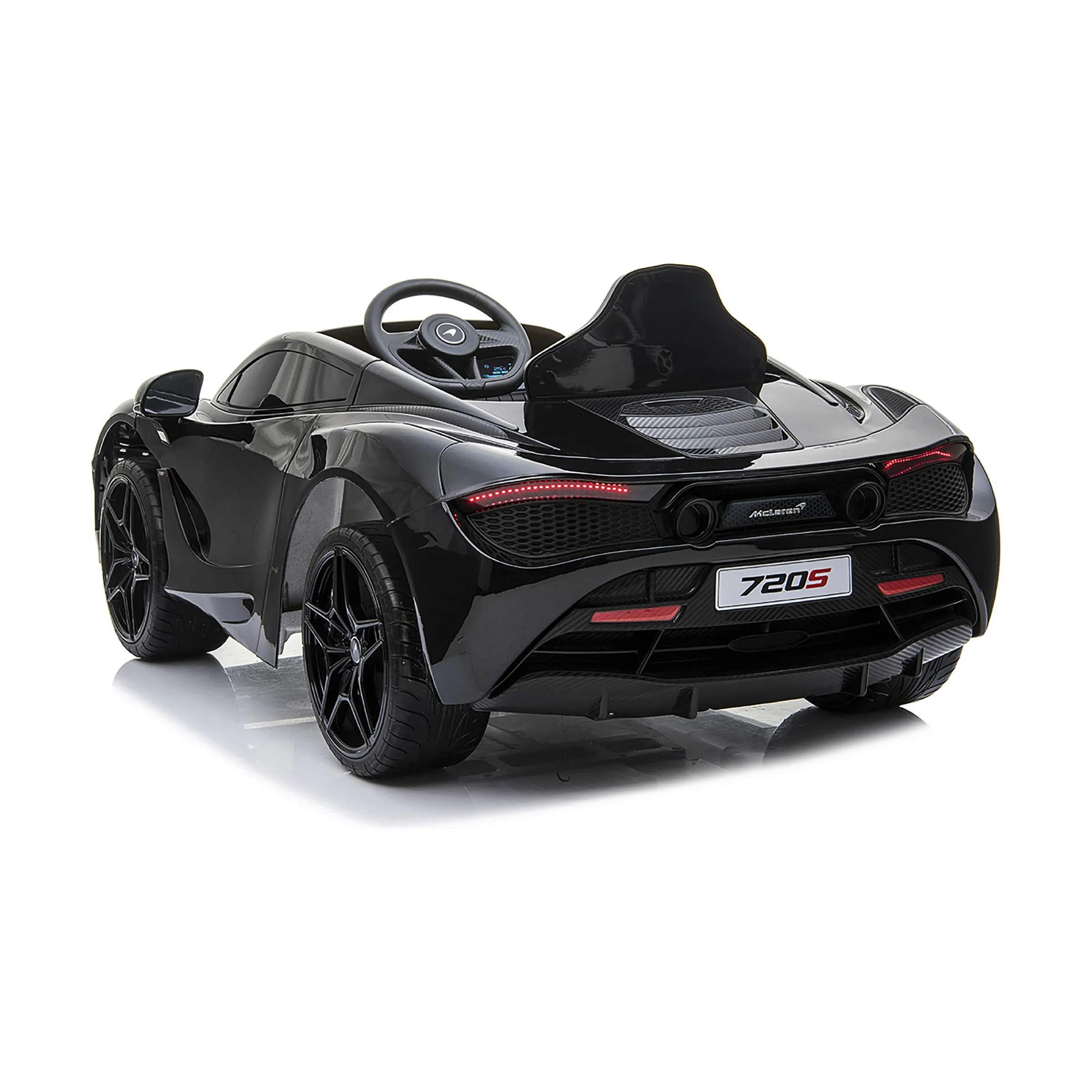 NORDIC PLAY Speed El-biler til børn Elektrisk Bil - McLaren 720S i sort, 3