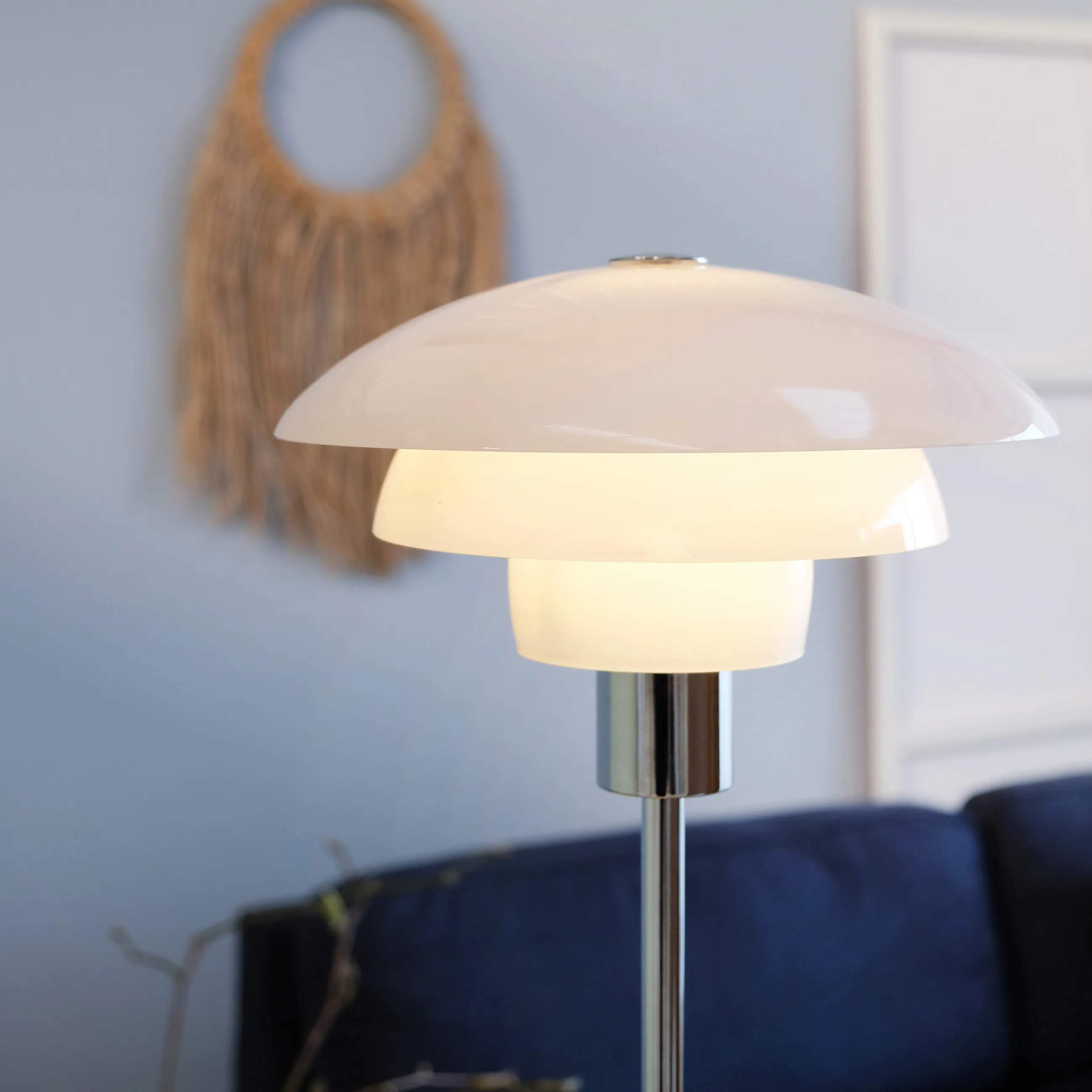 Dyberg Larsen Gulvlamper Morph Gulvlampe i Opal/ Krom, 3