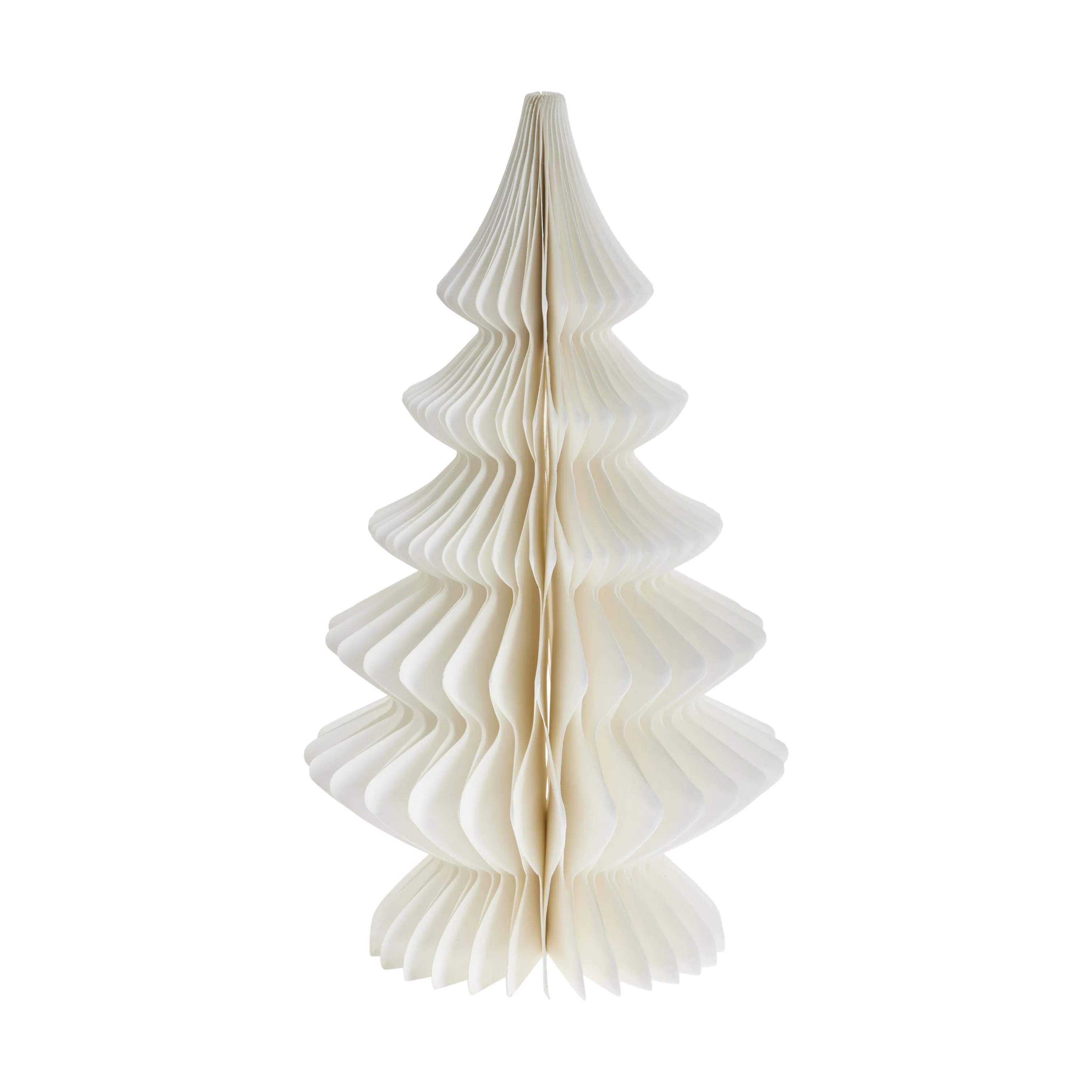 Lene Bjerre Øvrigt julepynt Poelle Juledekoration - Juletræ i råhvid, 25 cm, 1