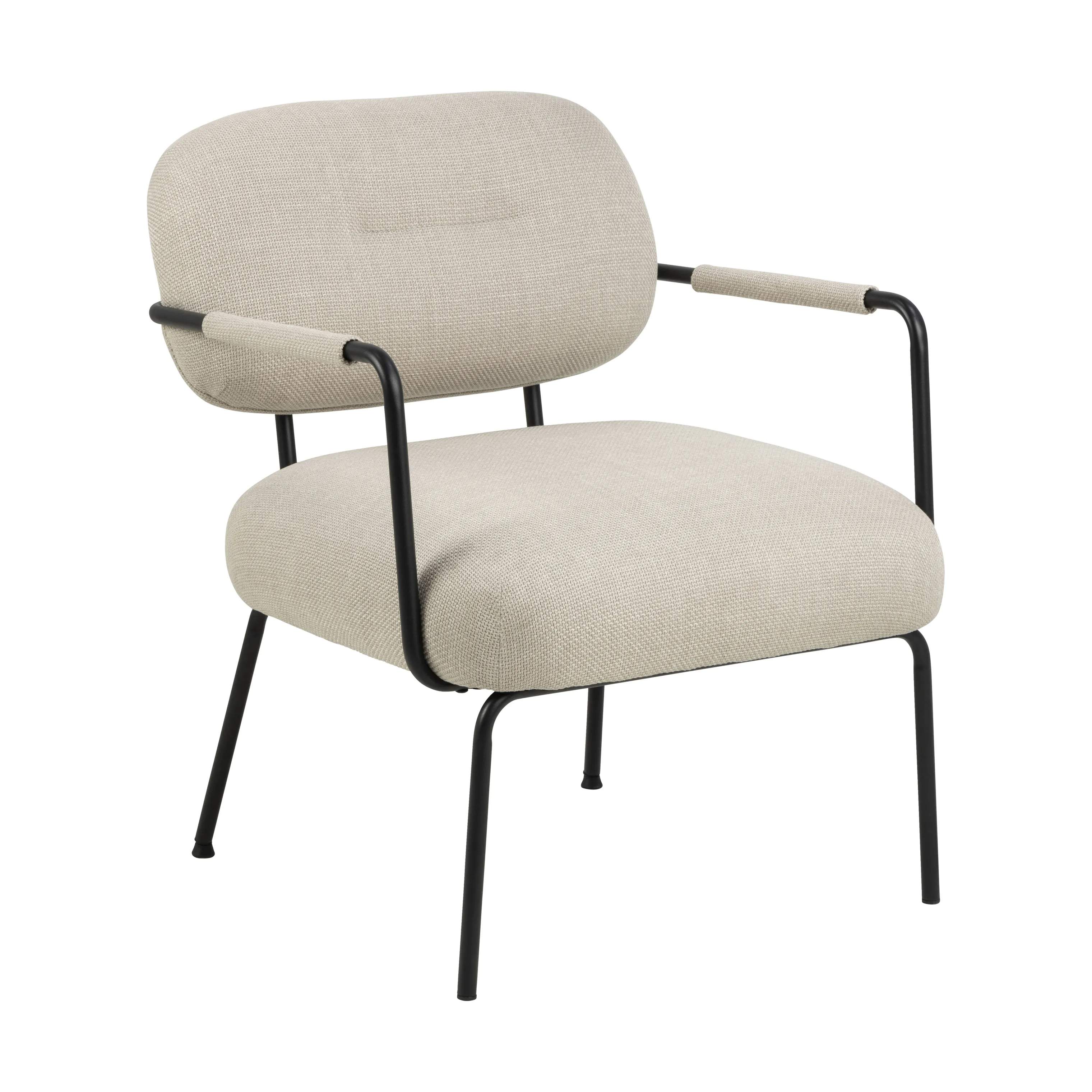 CASA Living Lænestole Dillon Loungestol i Beige, 3