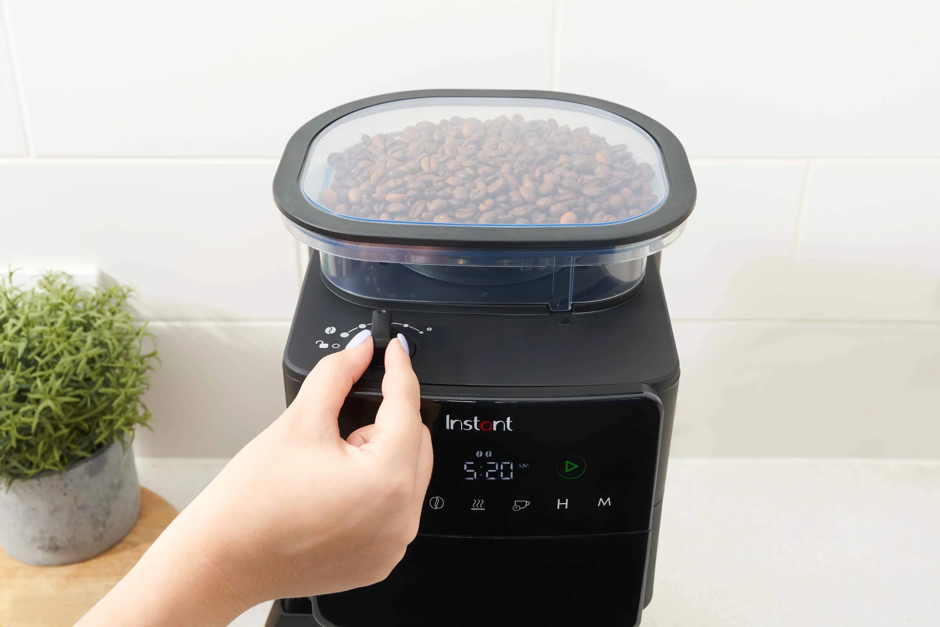 Instant Kaffemaskiner Bean to Cup Kaffemaskine i Sort, 2