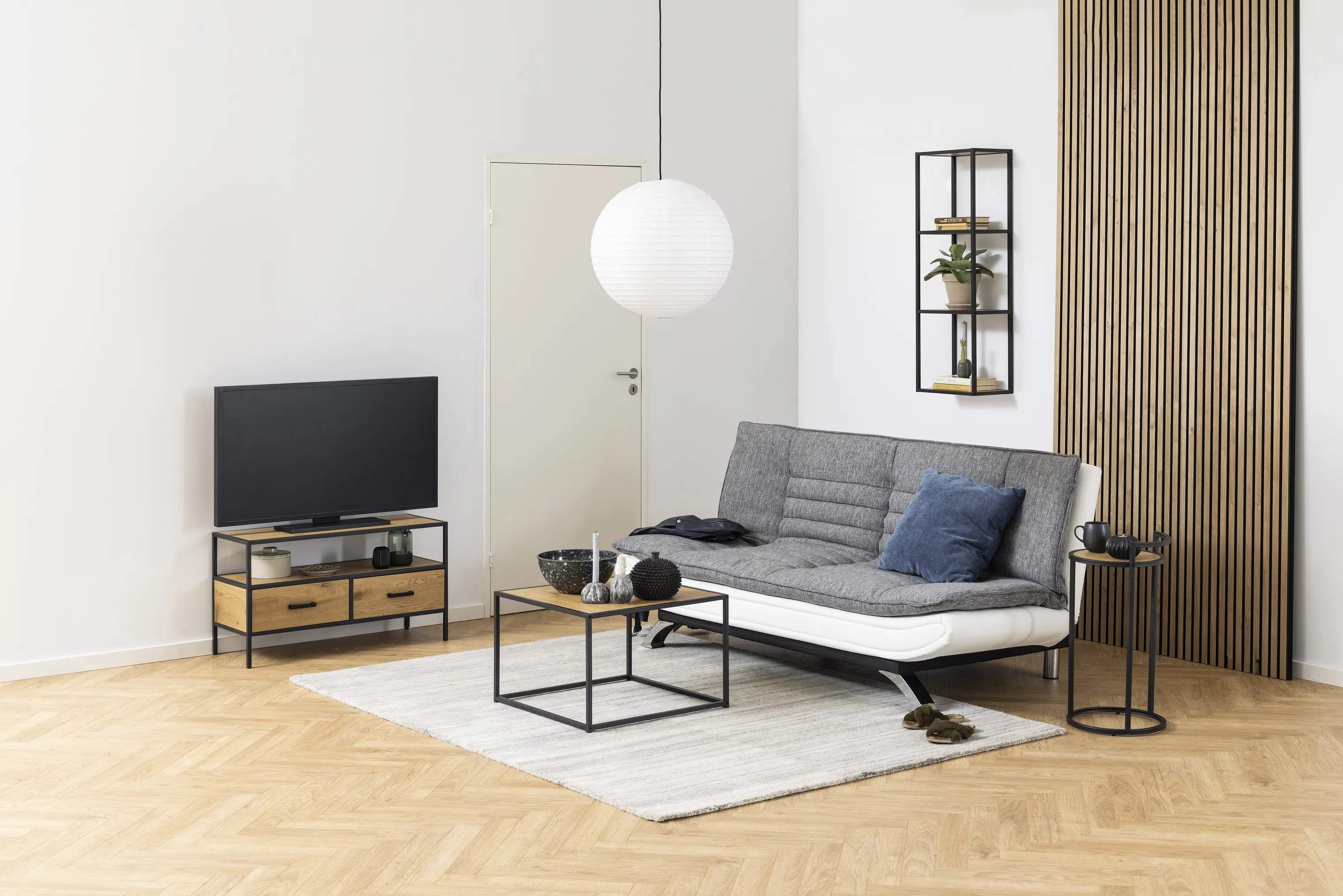 CASA Living Daybeds Faith Sovesofa i Lysegrå/krom, 3