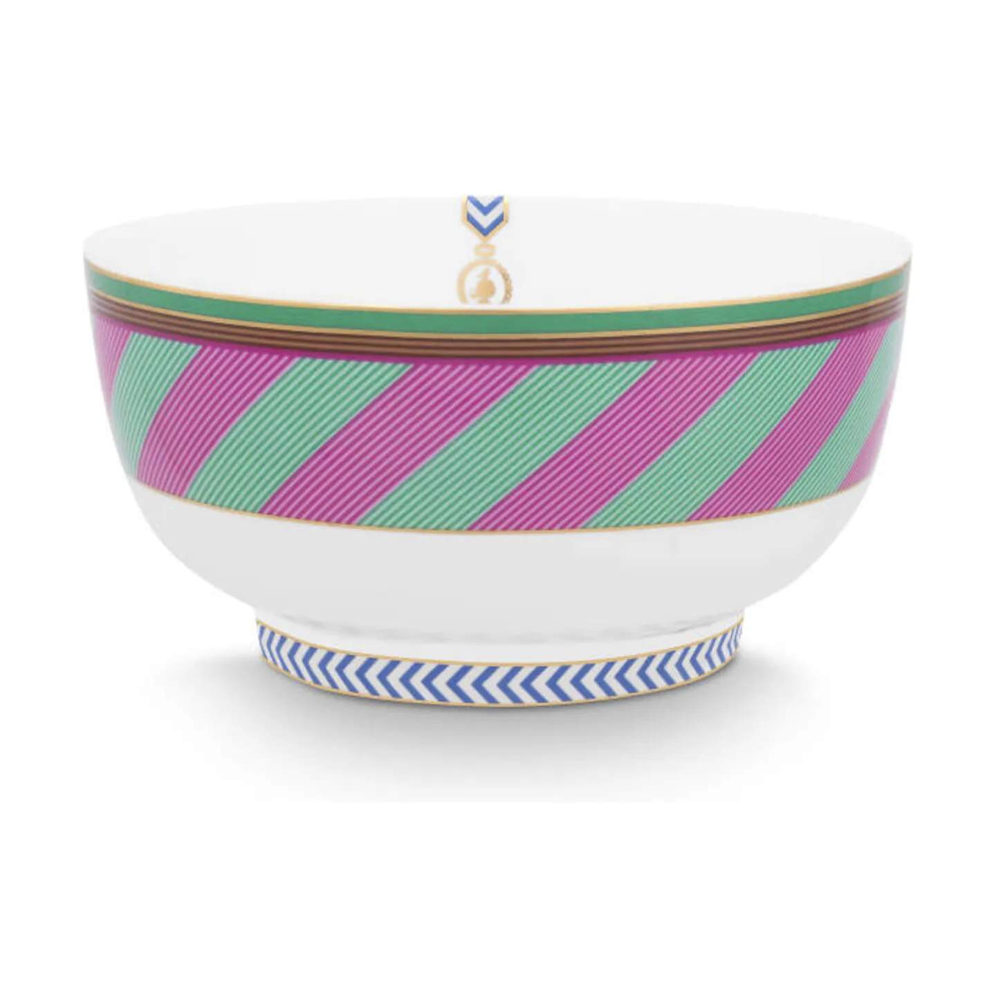 PIP Studio Serveringsskåle Pip Chique Skål i Grøn/pink, 15,5 cm, 4
