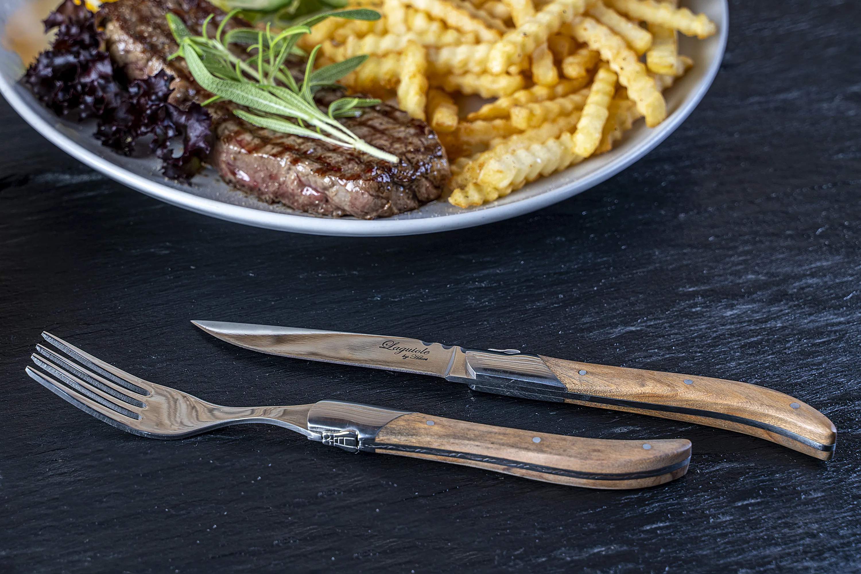 Laguiole By Hâws
 Steakgafler Laguiole by Hâws Gaffel - 6 stk. i Oliven, 2