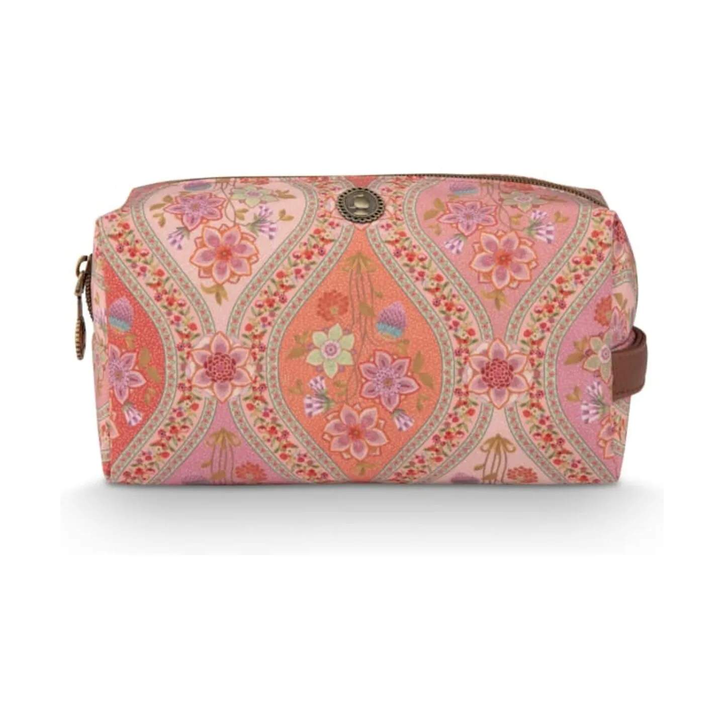 PIP Studio Toilettasker Coco Kosmetiktaske - Medium i Pink/orange, 21,5 cm, 1