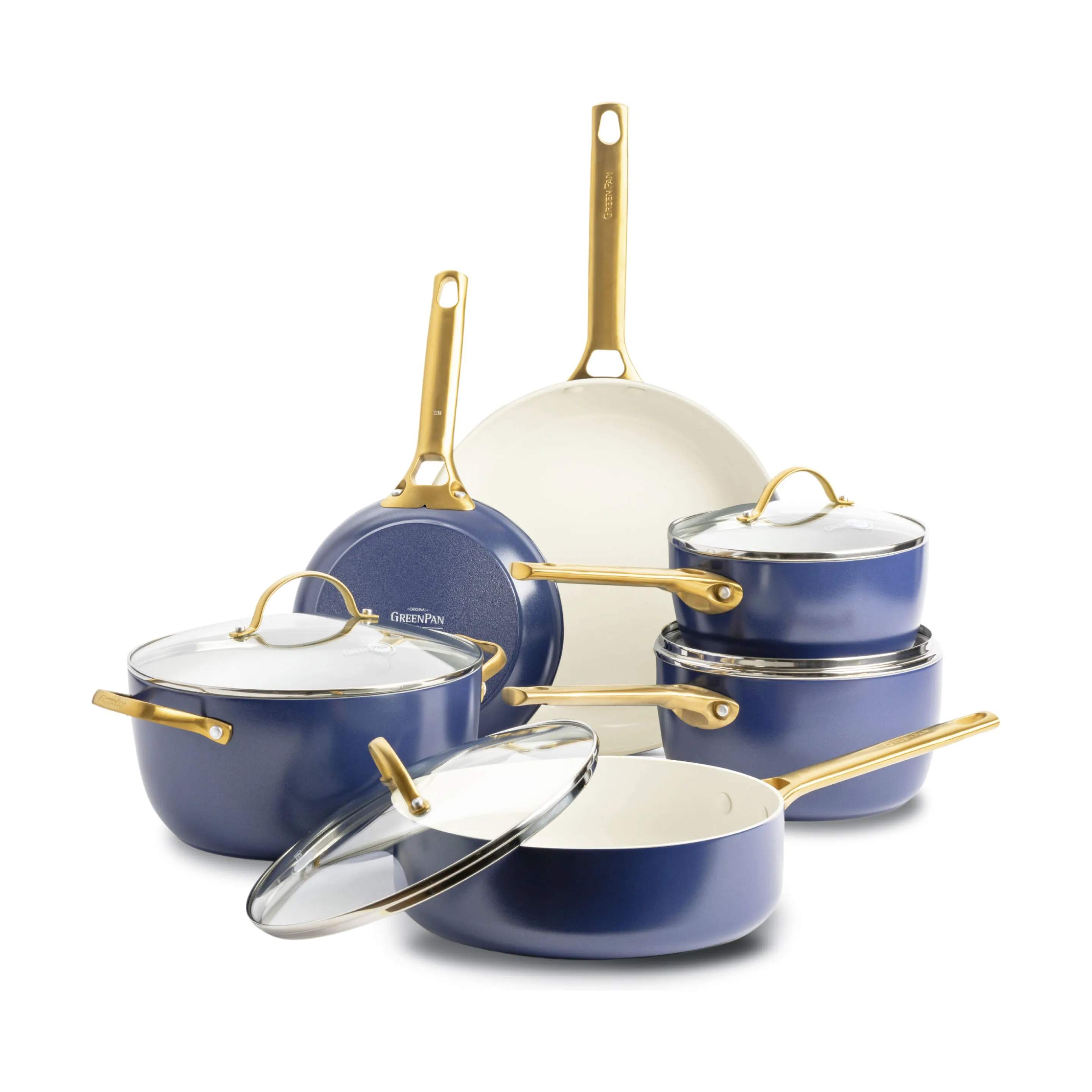 Greenpan Grydesæt Padova Reserve Grydesæt - 10 dele i Oxford Blue, 1