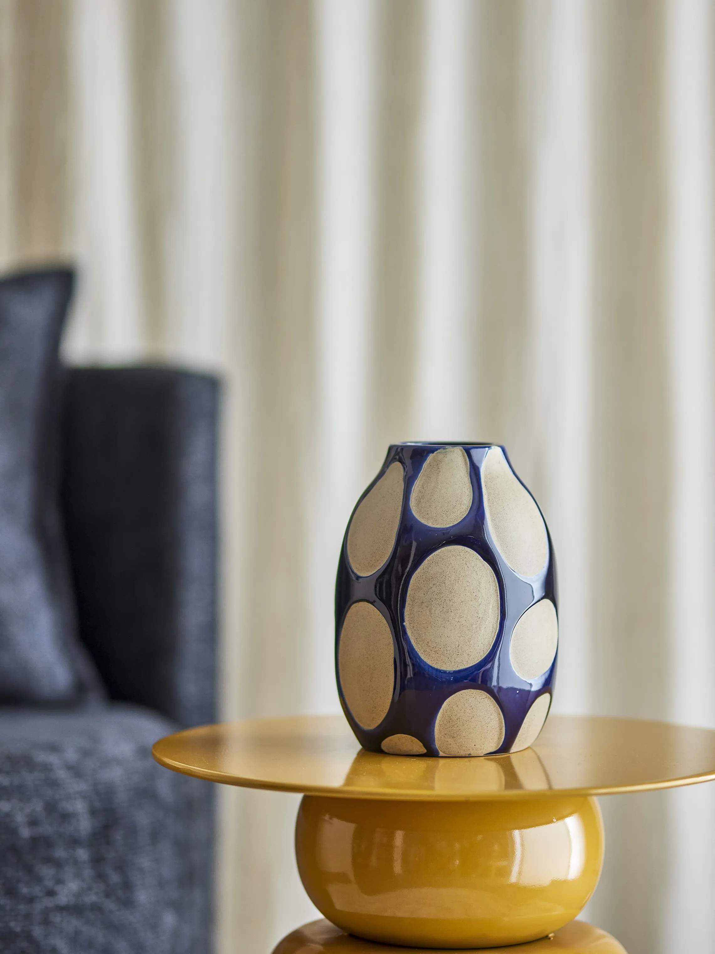Bloomingville Vaser Bashir Vase i Blå, 2