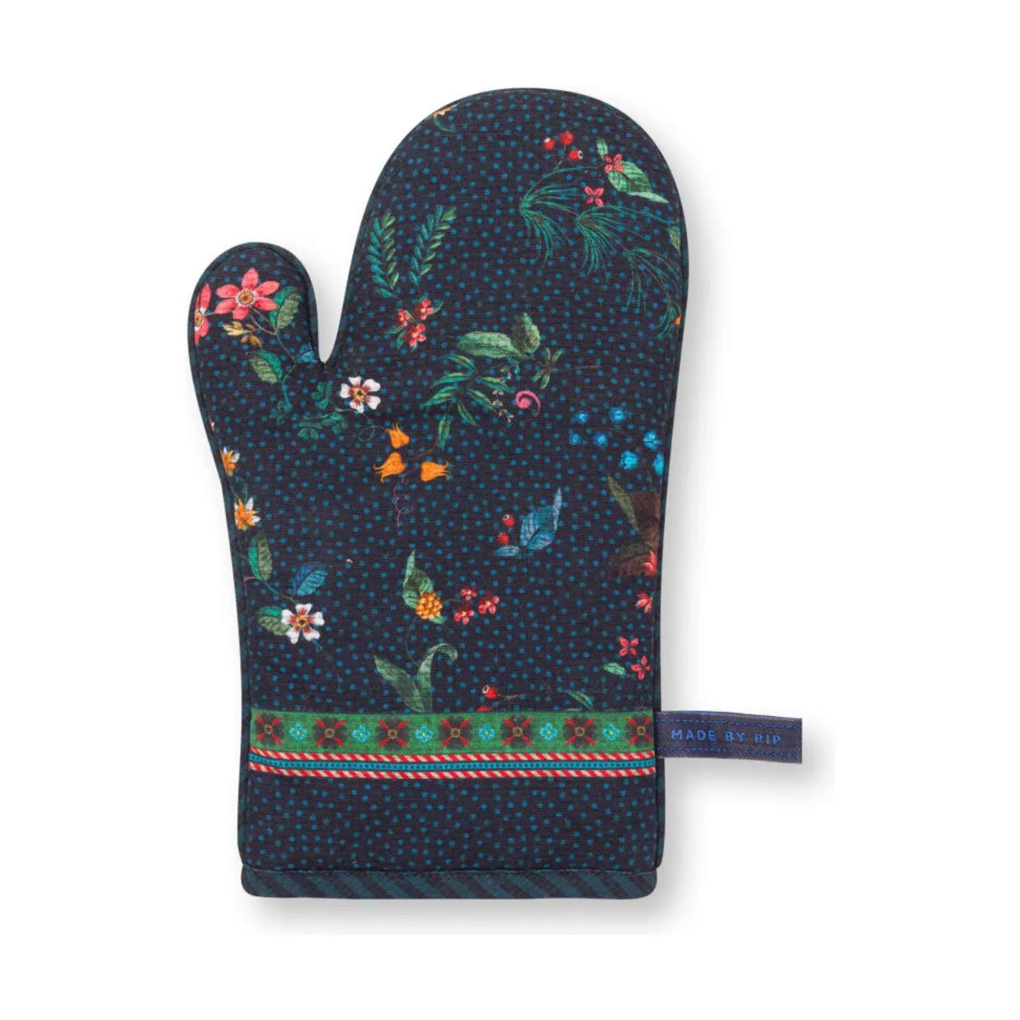 PIP Studio Grydelapper Berry Blues Ovnhandske i Mørkeblå, 1