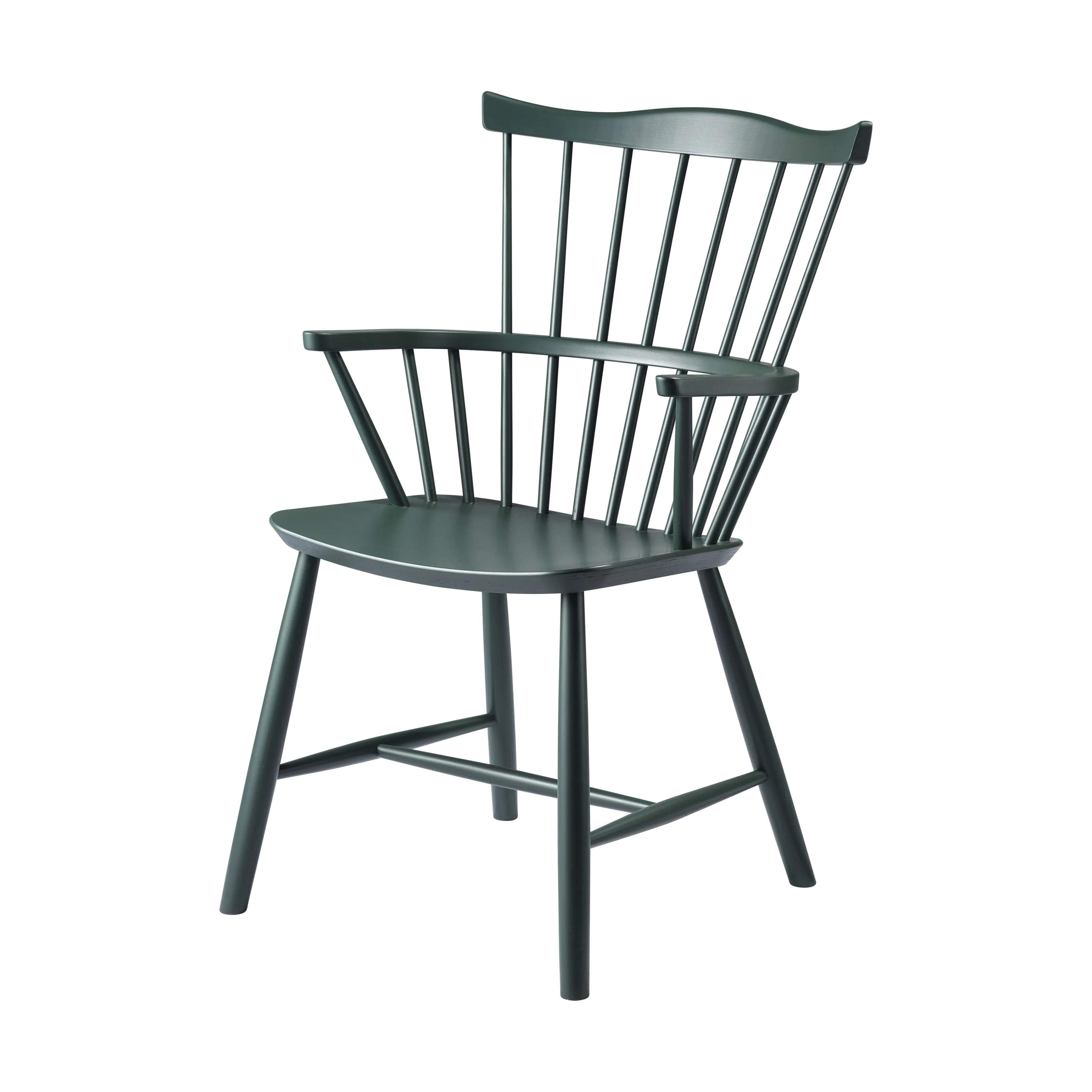 J52B Lænestol, black green (ral 6012), large