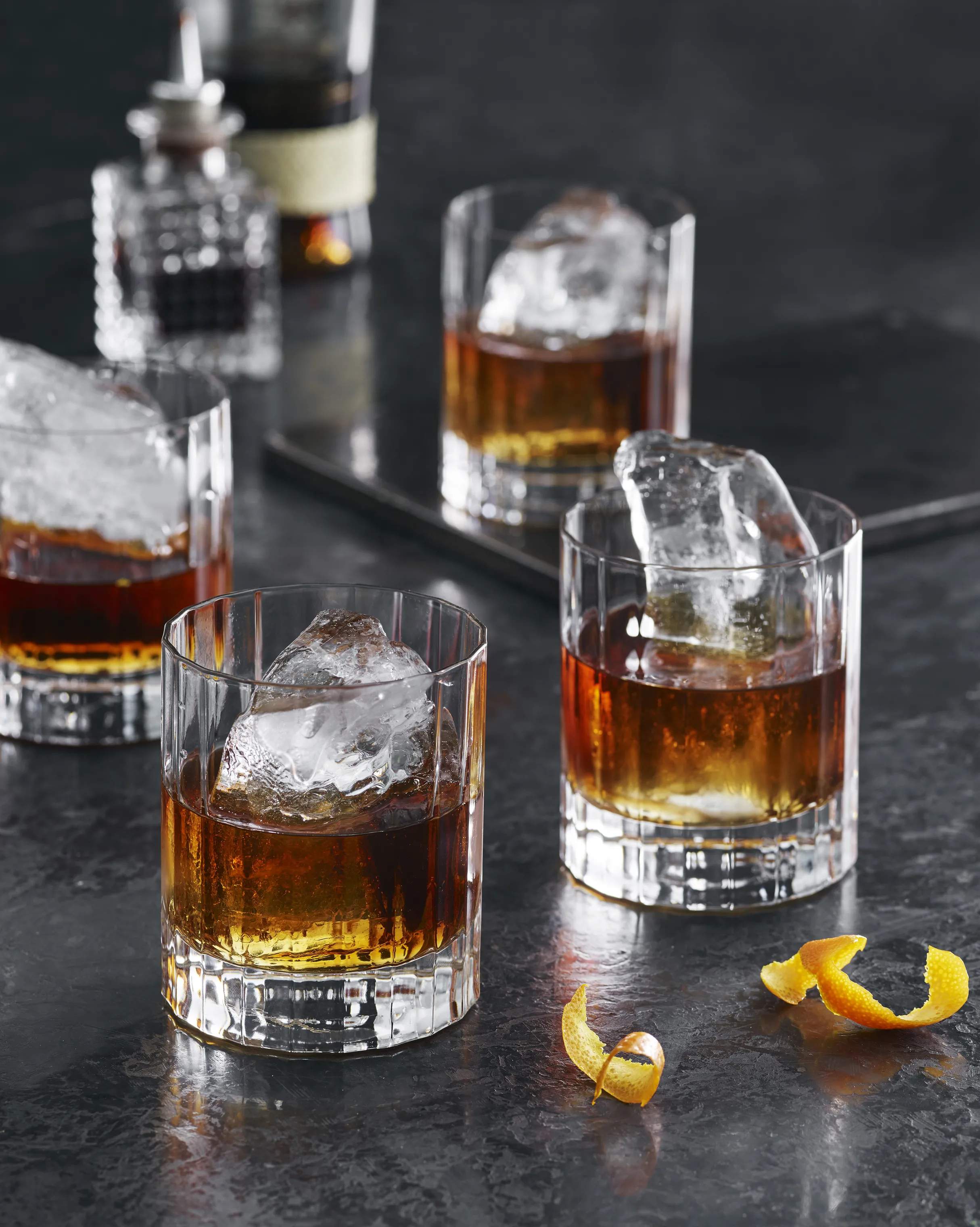 Luigi Bormioli Lowball glas Bach Whiskyglas - 4 stk. i Klar, 33.5 cl, 3