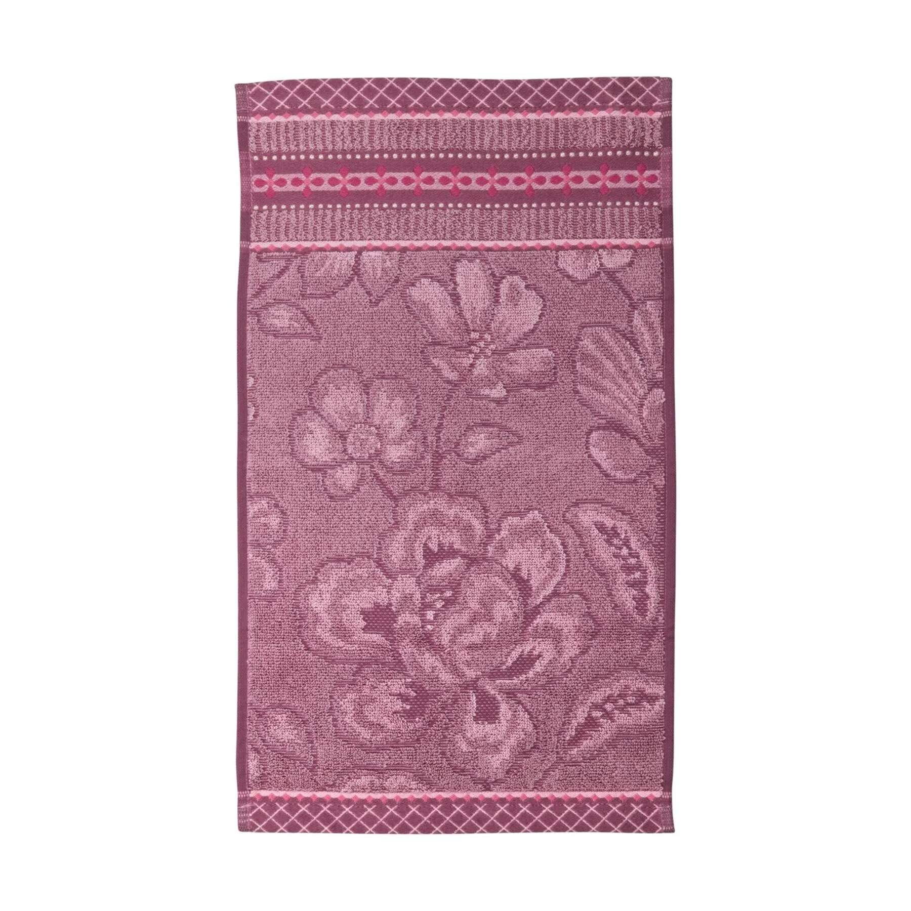 PIP Studio Håndklæder Jasmin Jacquard Håndklæde i Light Pink, B30 x L50 cm, 1