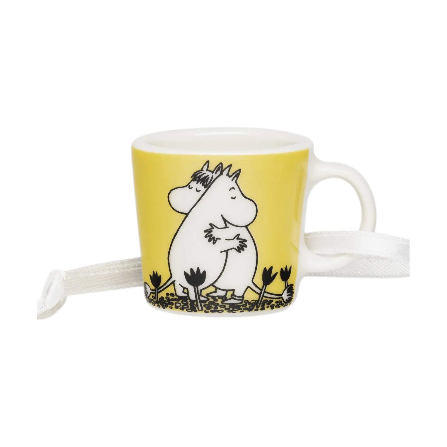 Moomin Arabia Krus og kopper med hank Klassisk Minikrus - Kærlighed i Gul, 1