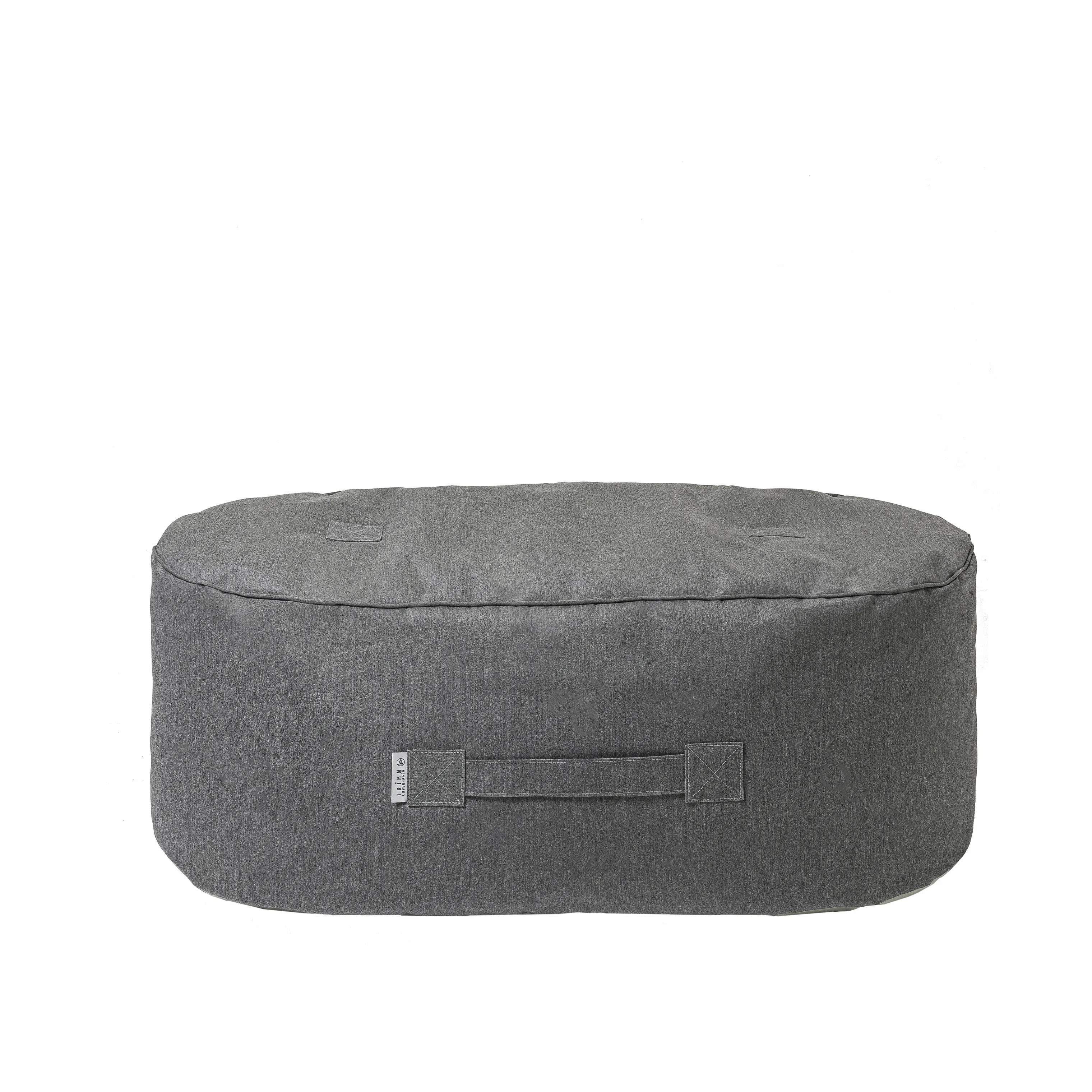 TRIMM Copenhagen Liggestole Oblong Puf i Grey, 2