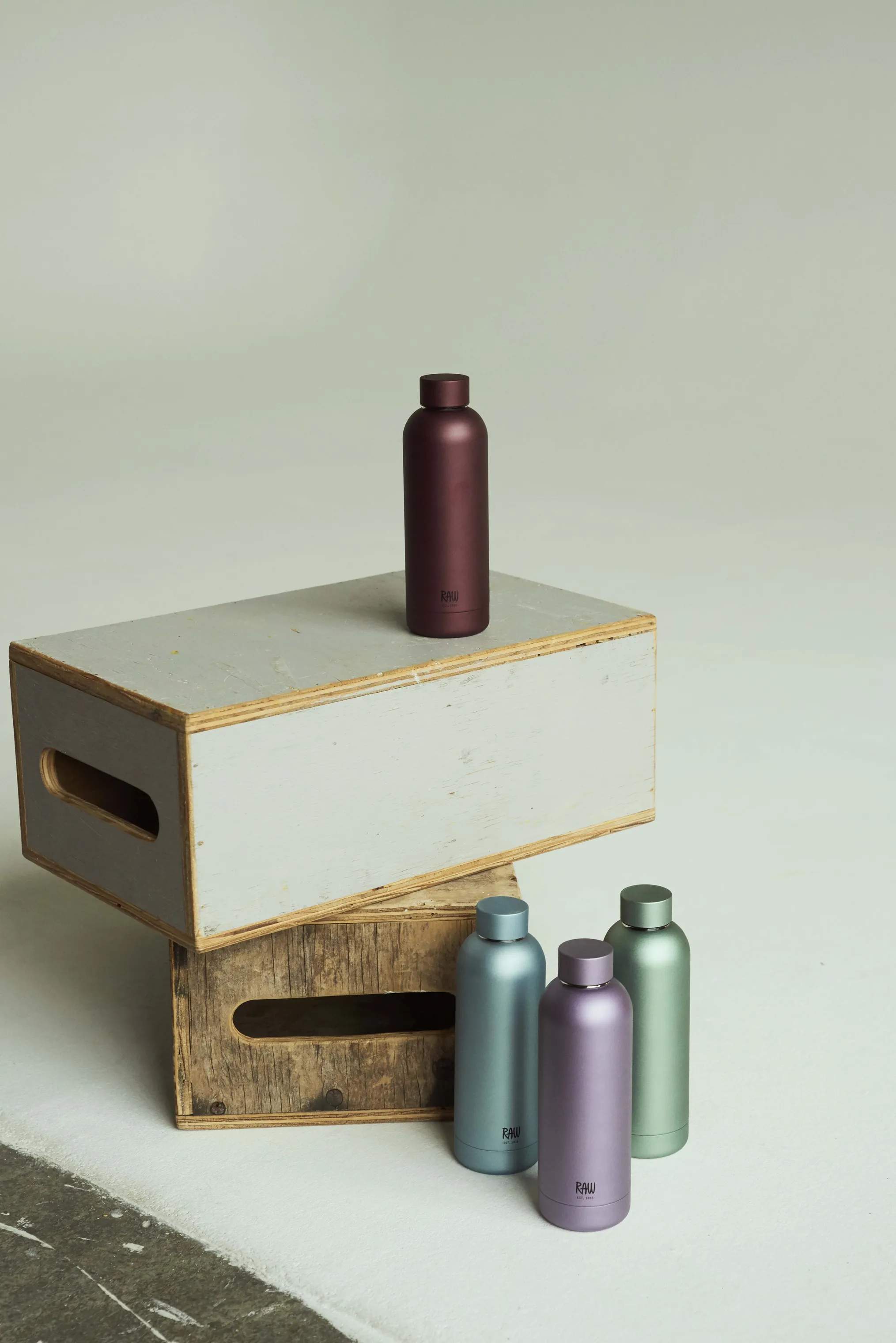 RAW by Aida Drikkedunke To Go Termo Drikkedunk i Matte Plum, 500 ml, 3